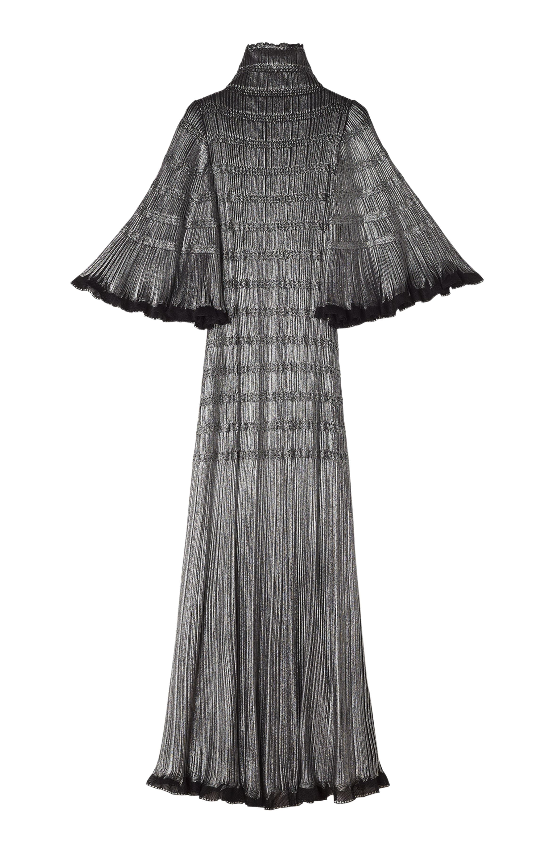 Midi Dress In Metallic Viscose - image 2