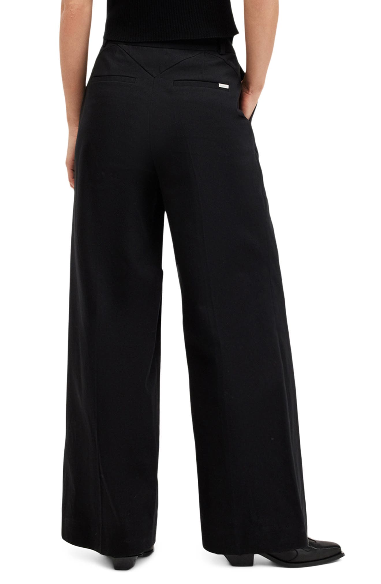 Hally Pleat Front Wide Leg Pants - image 2