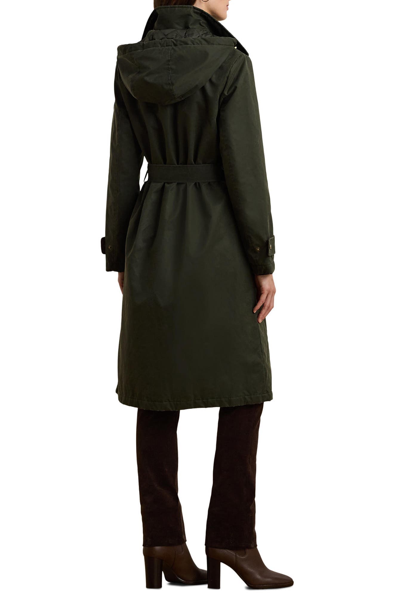 Waxed Hooded Coat - image 2