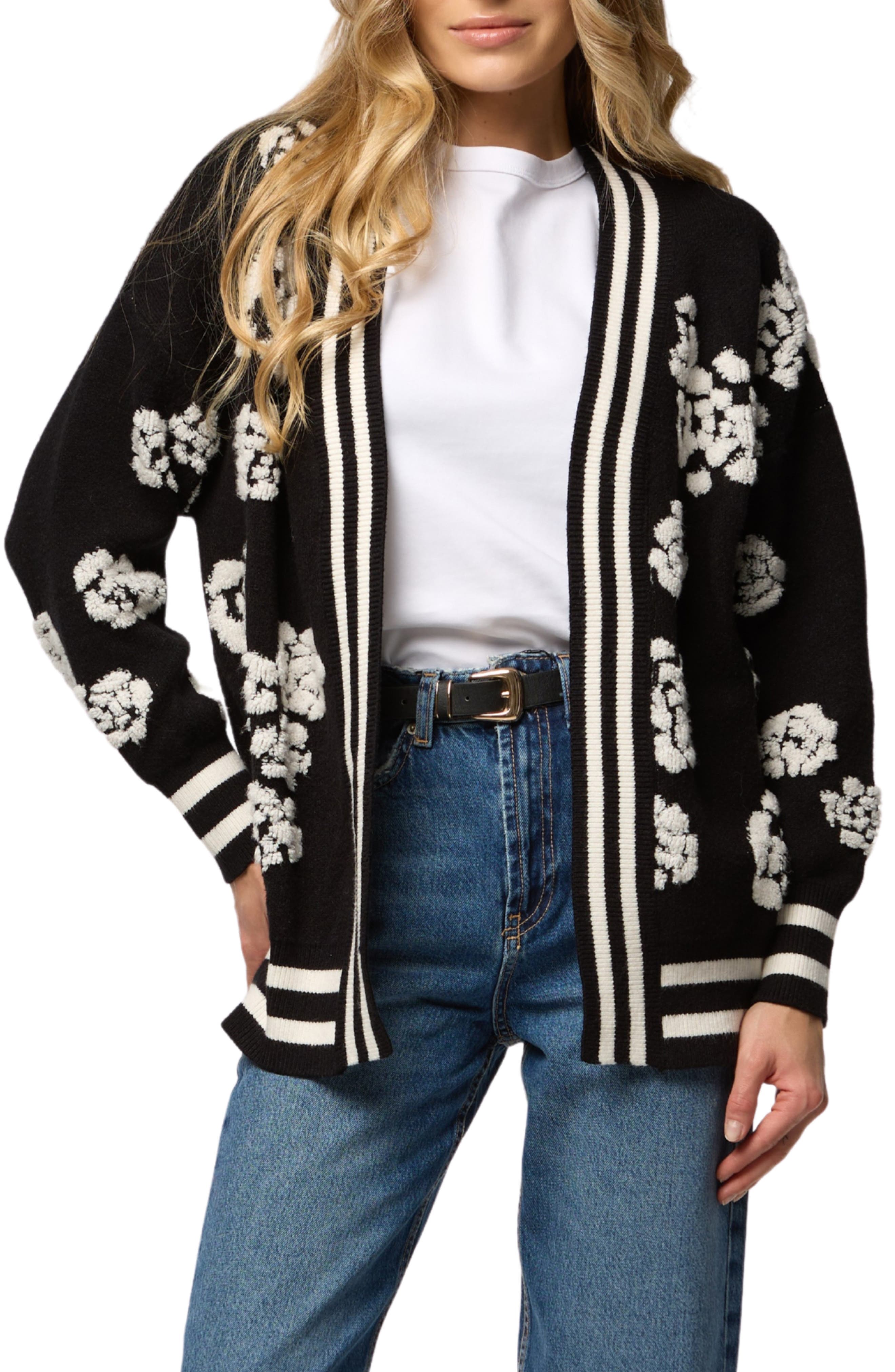 Abstract Rose Cardigan - image 1