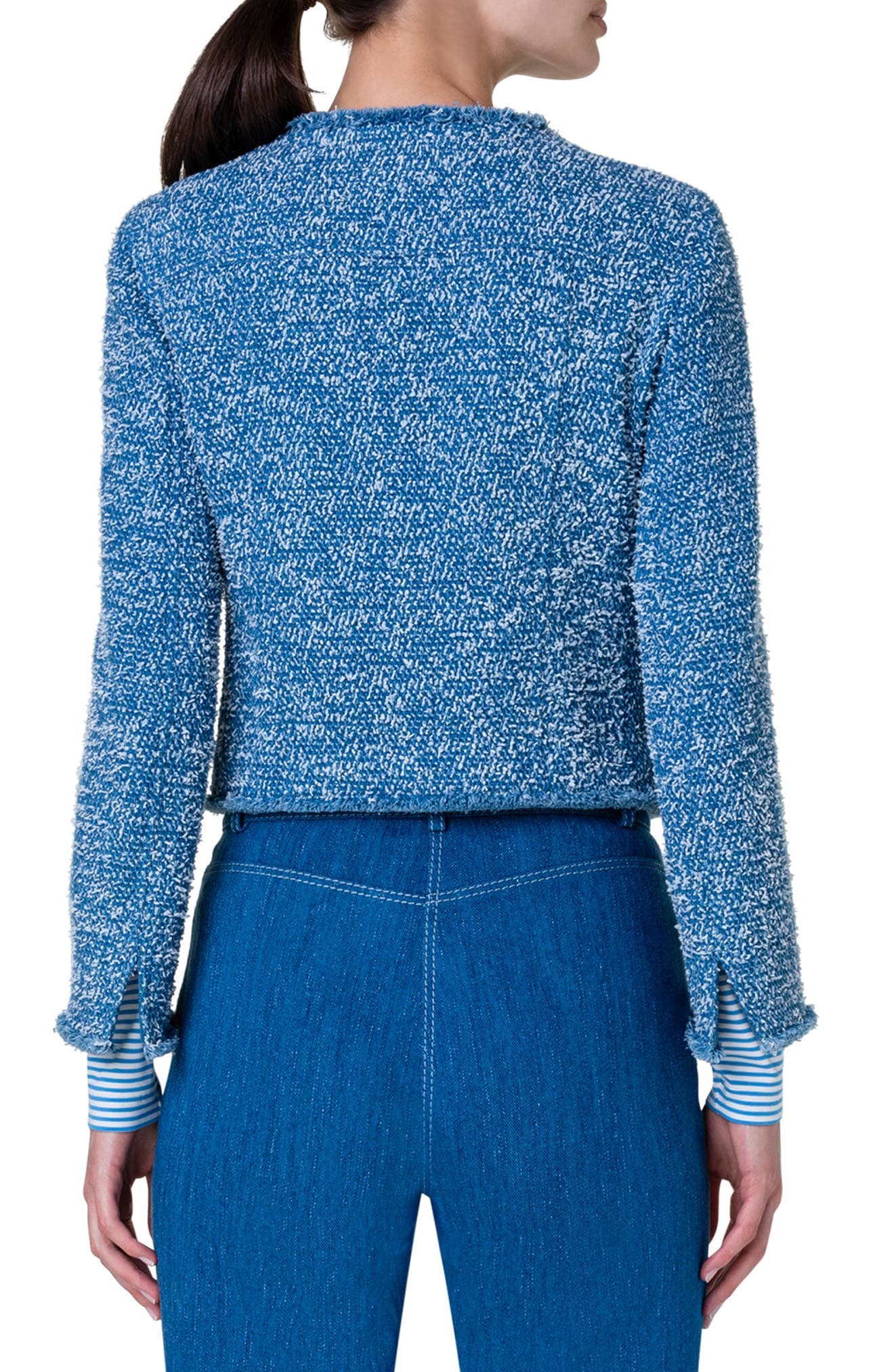 Stretch Cotton Tweed Jacket - image 2
