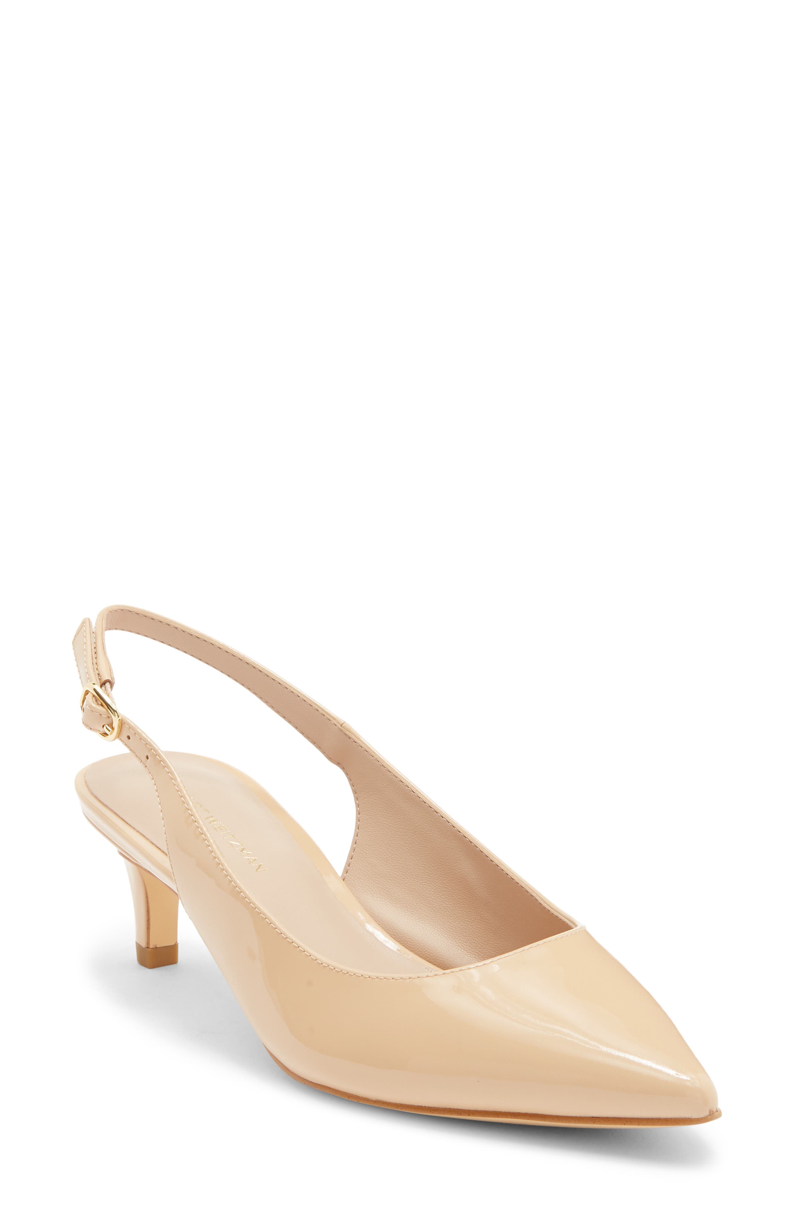 Dancer 50 Kitten Heel Slingback Pump - image 1