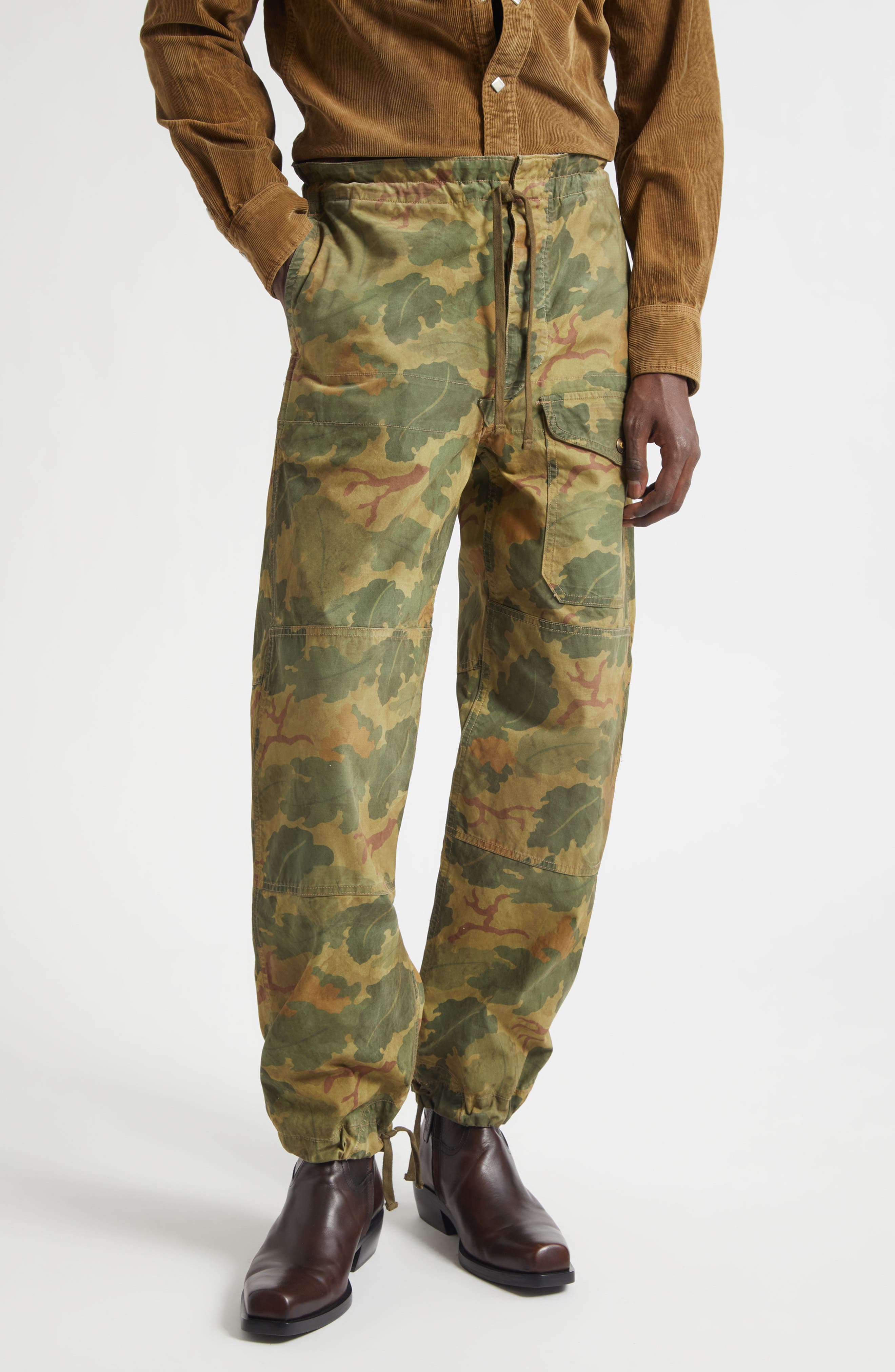 Ranger Camo Print Poplin Cargo Pants - image 1