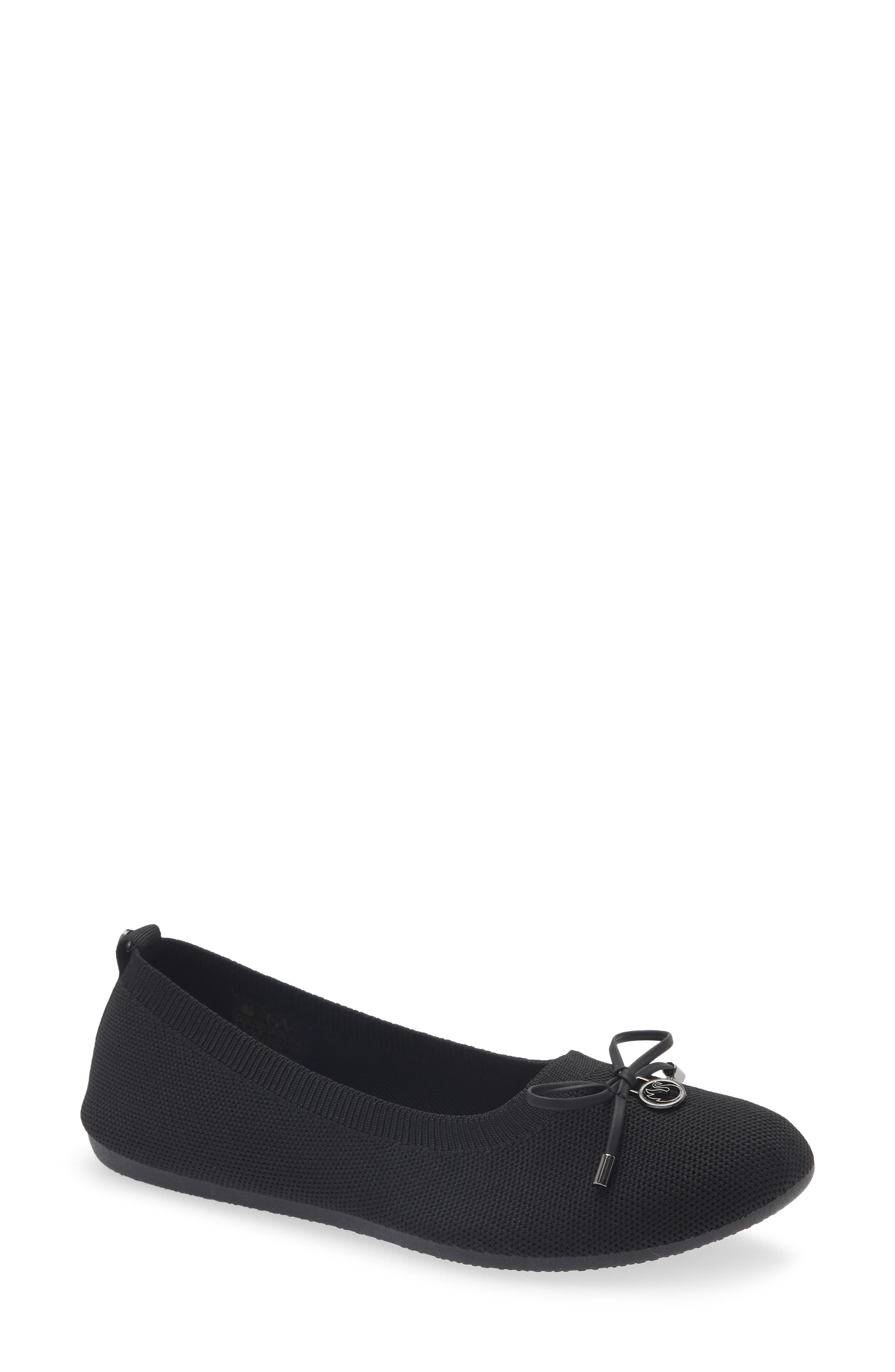 Ellery Bow Charm Knit Flat - image 1