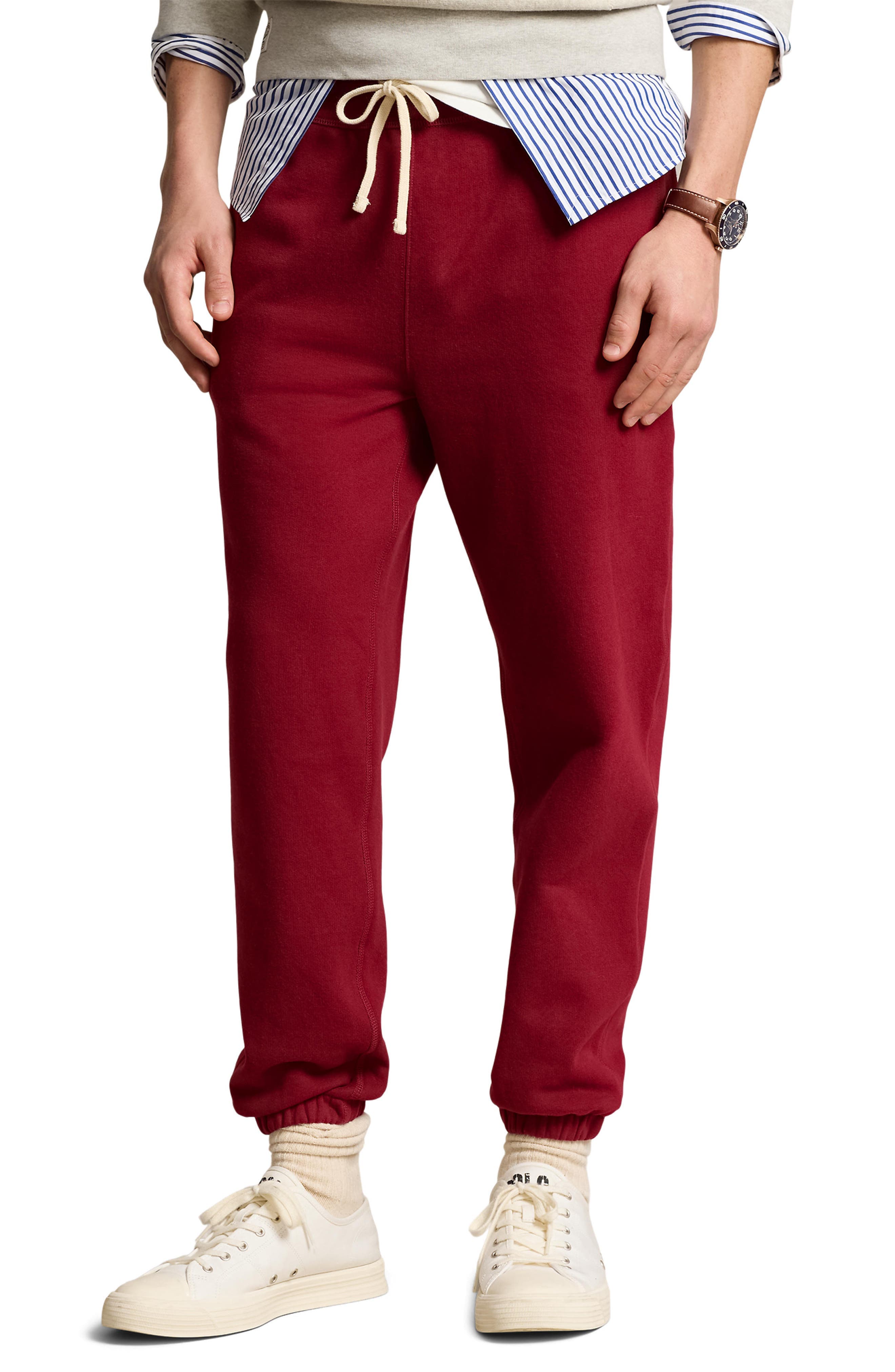 Cotton Blend Fleece Sweatpants - image 1