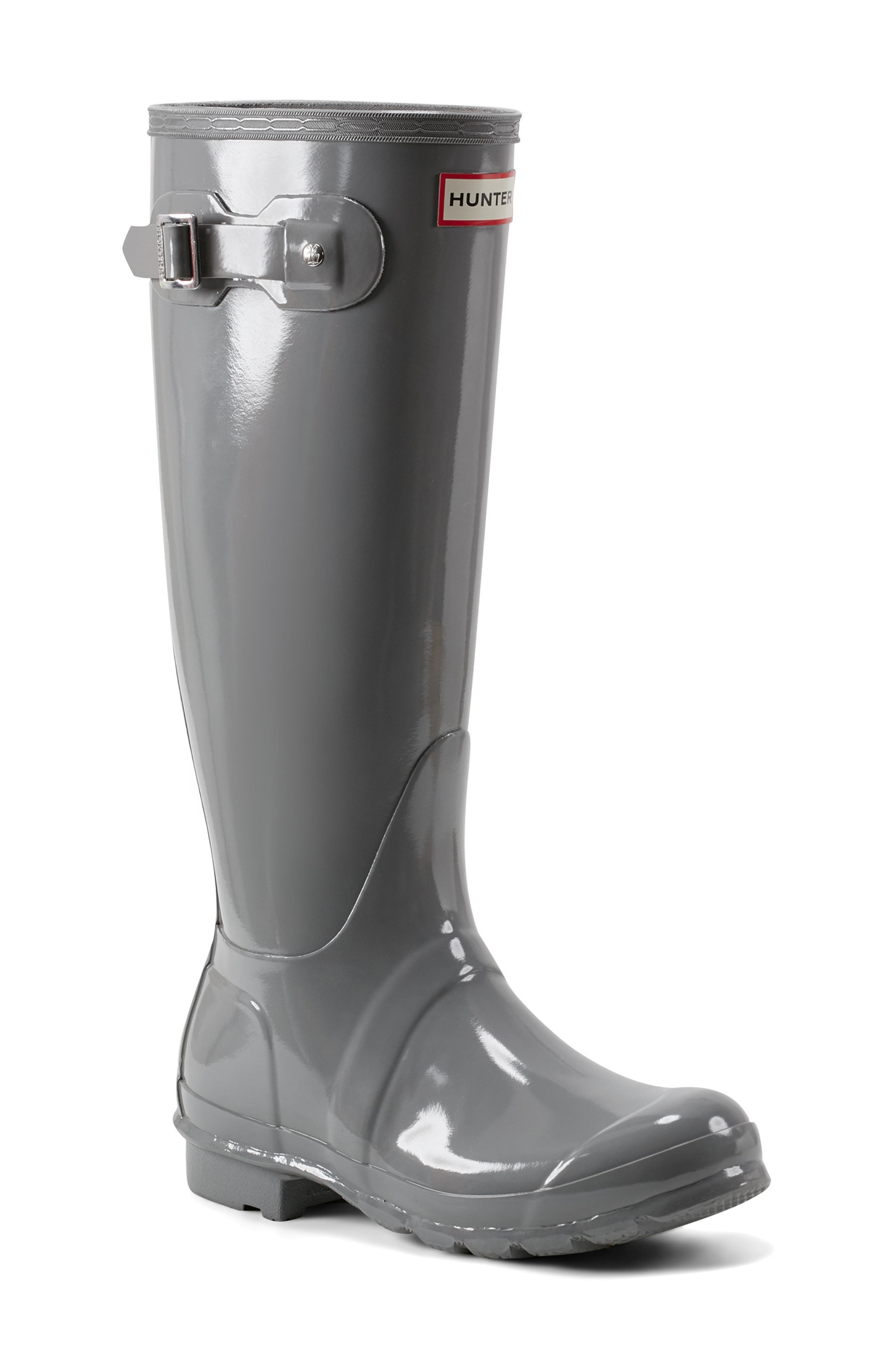 Refined Tall Gloss Waterproof Rain Boot - image 1