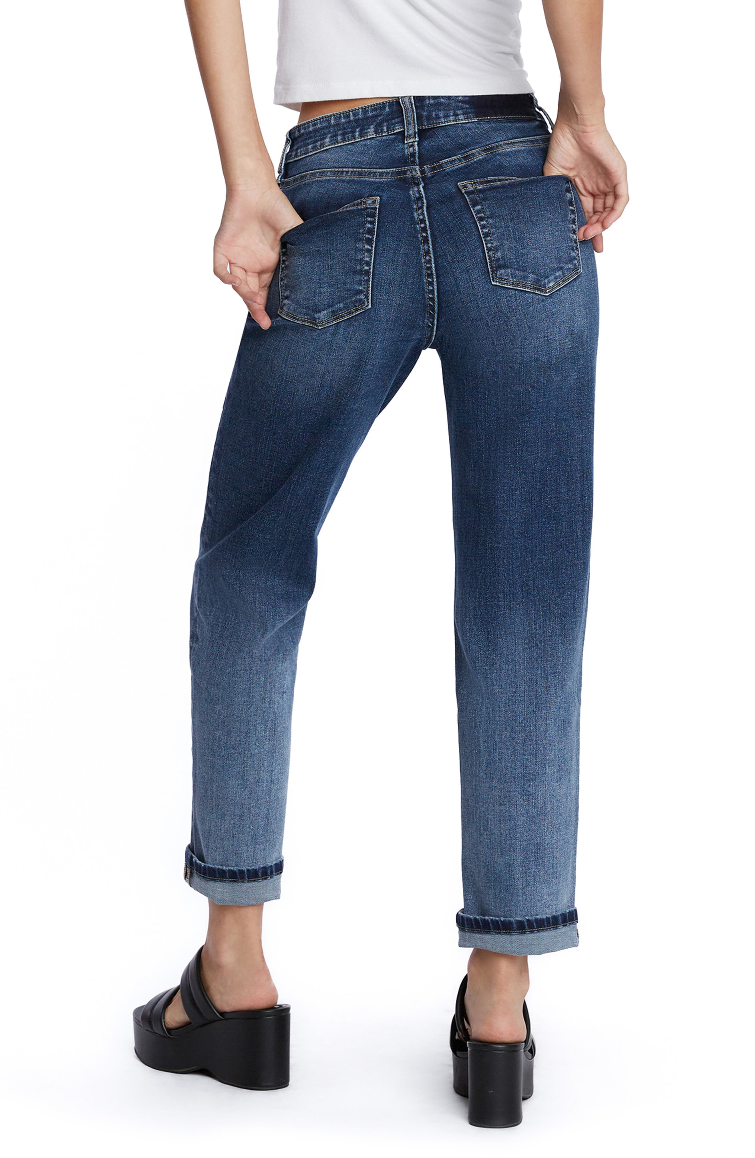 High Waist Ankle Straight Leg Jeans - image 2