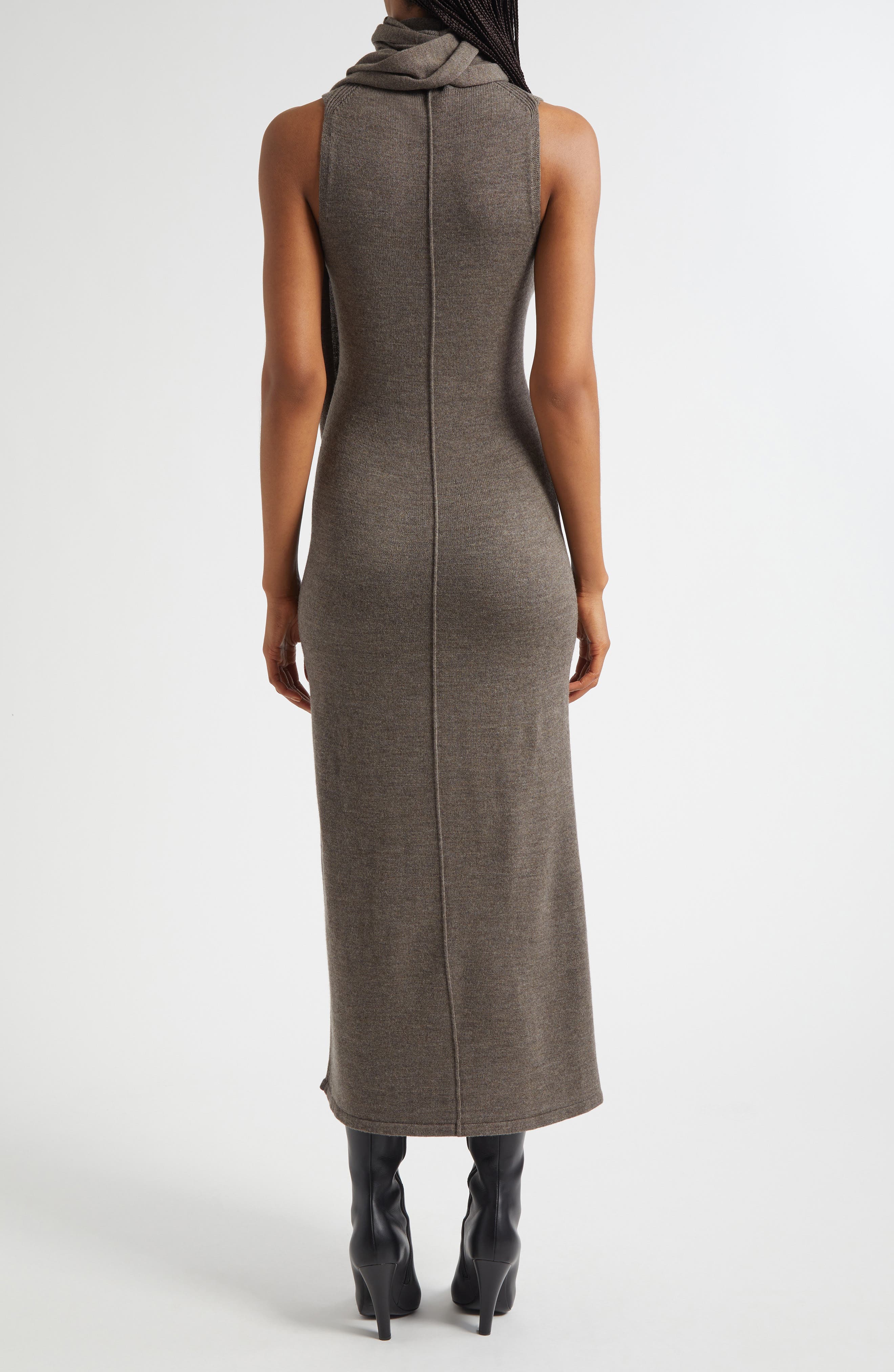 Canal Sleeveless Merino Wool Midi Dress - image 2