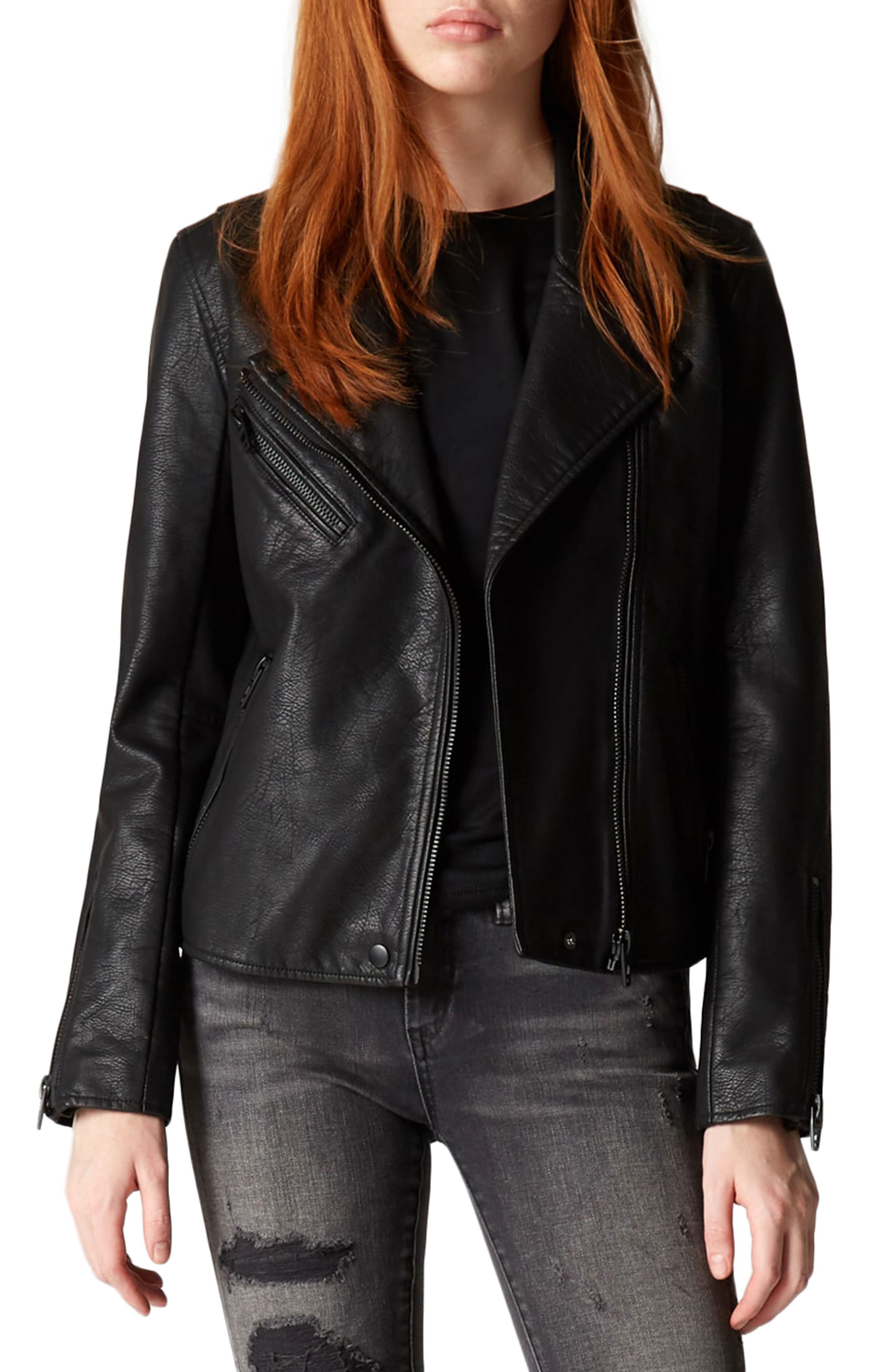 Faux Leather Moto Jacket - image 1