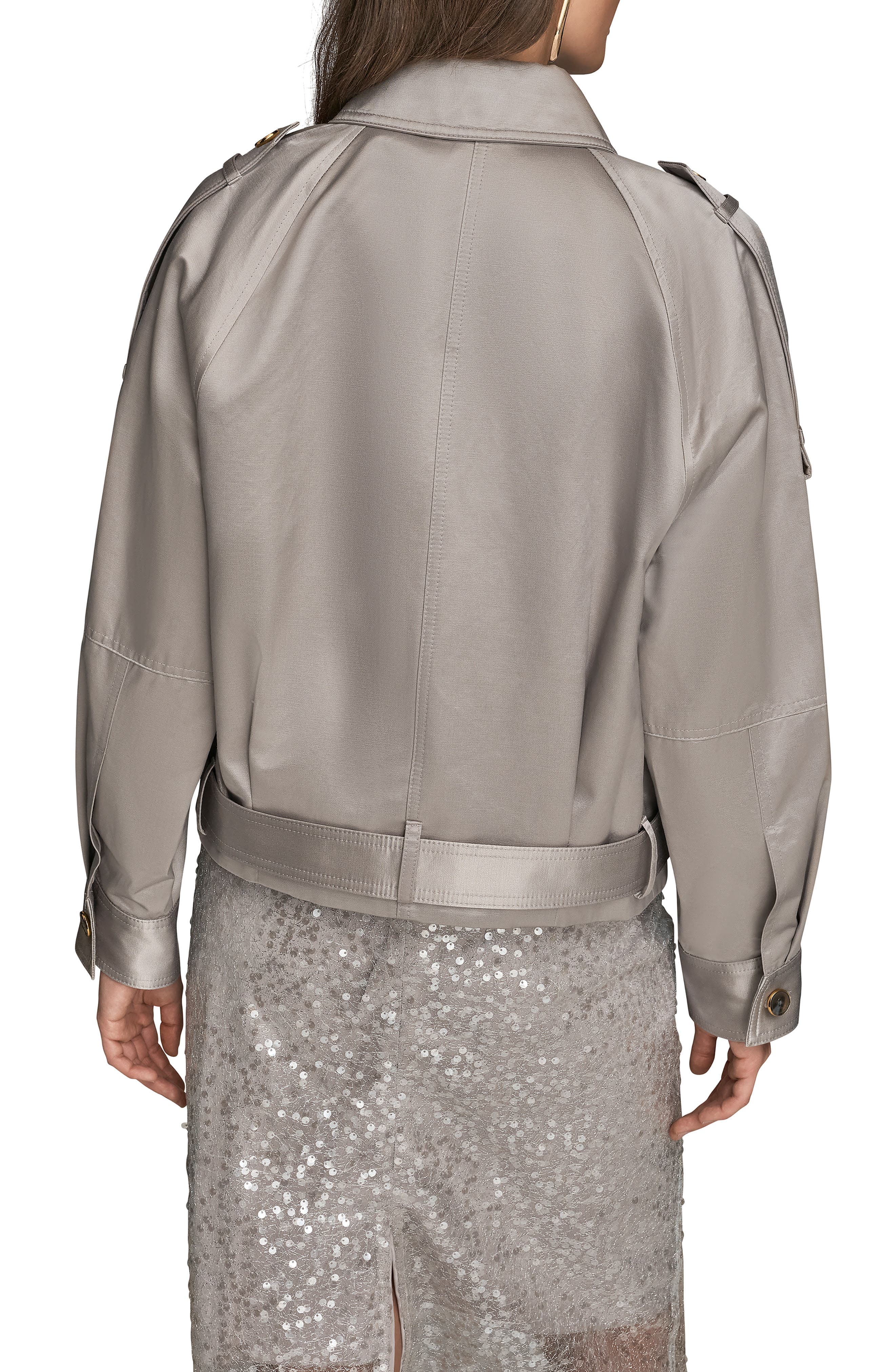 Pocket Cotton Blend Zip Jacket - image 2