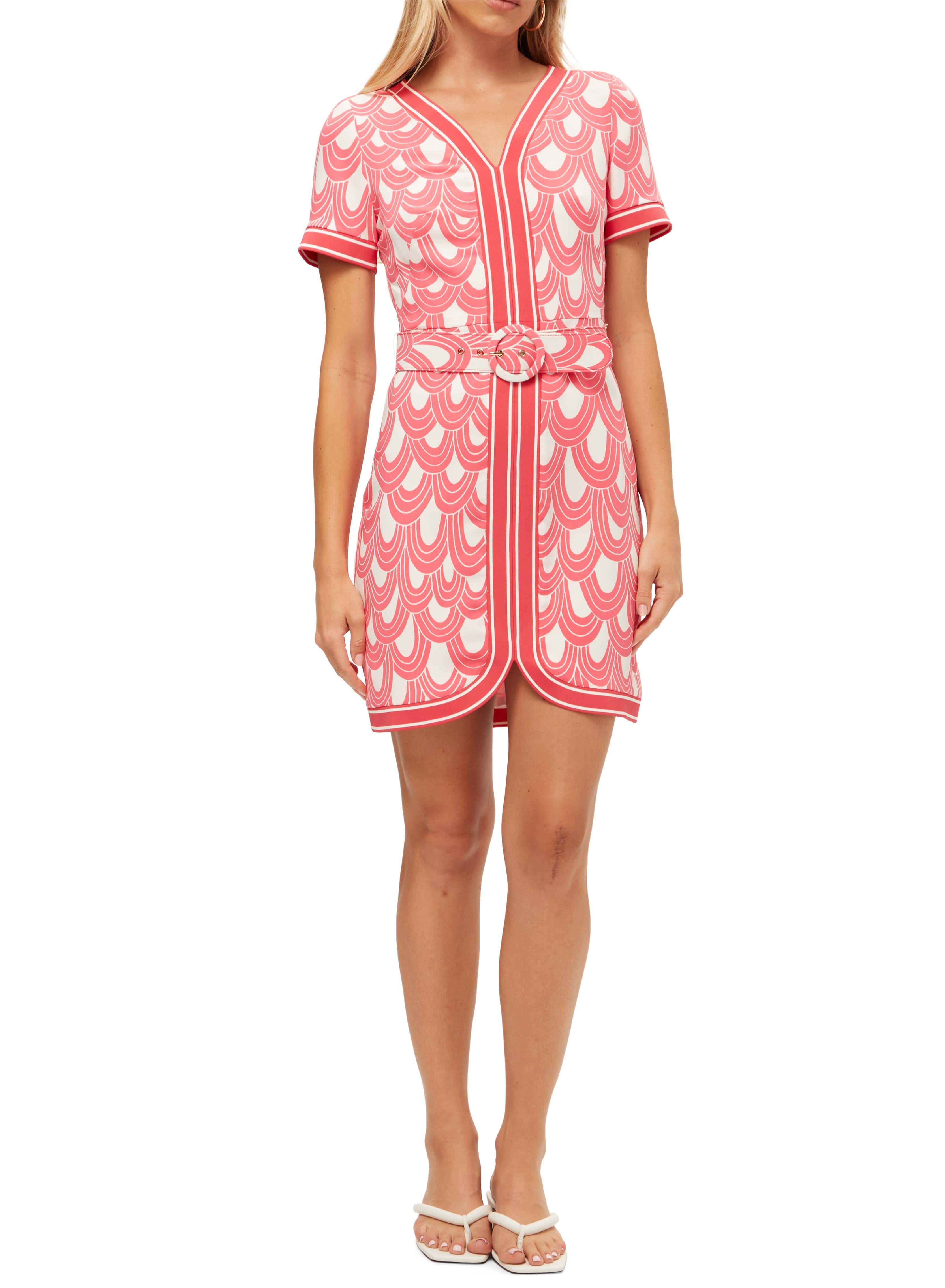 Belted Motion Dress - image 1