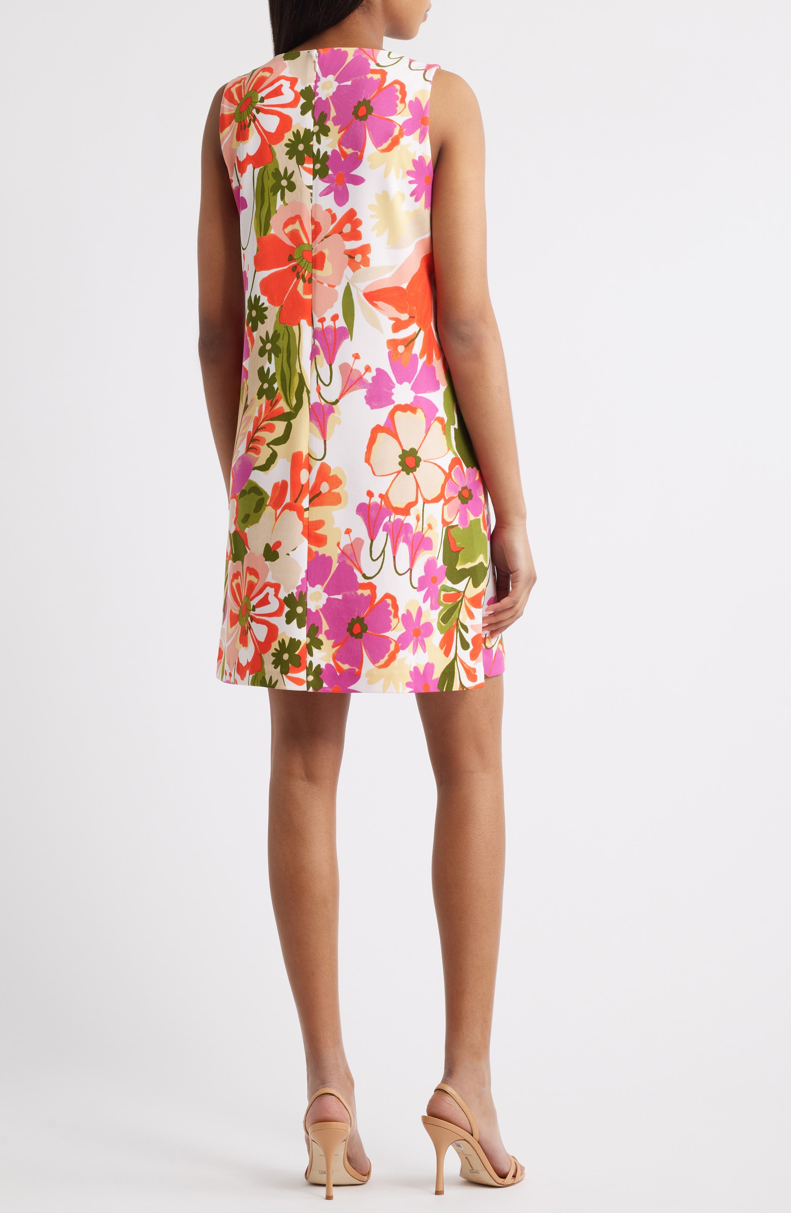 Floral Sleeveless Shift Minidress - image 2