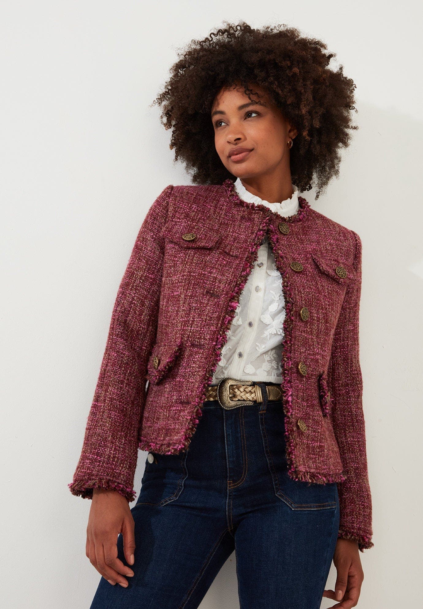 Chic Tweed Lady Jacket - image 1