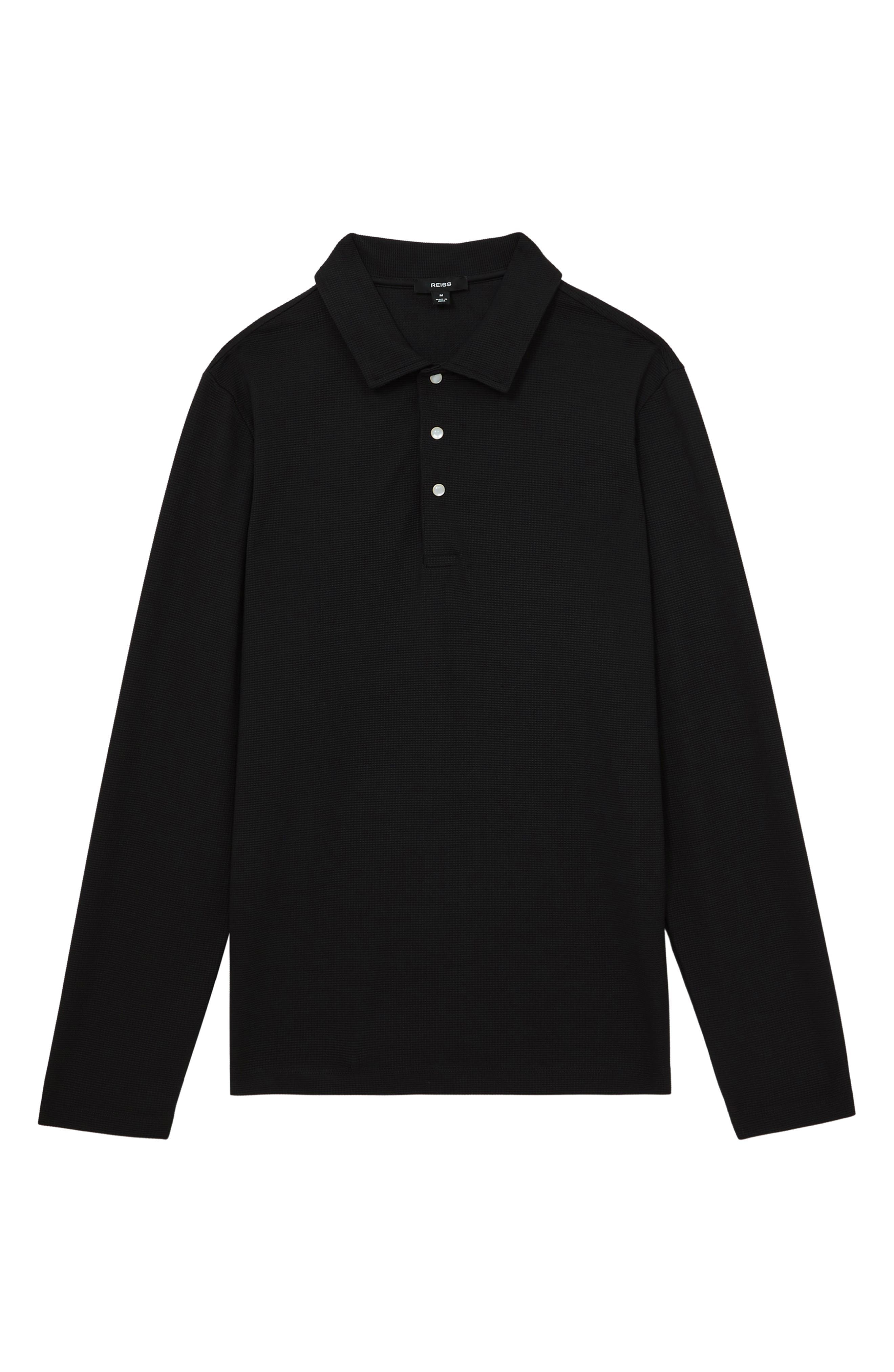 Tivoli Texture Long Sleeve Polo - image 1