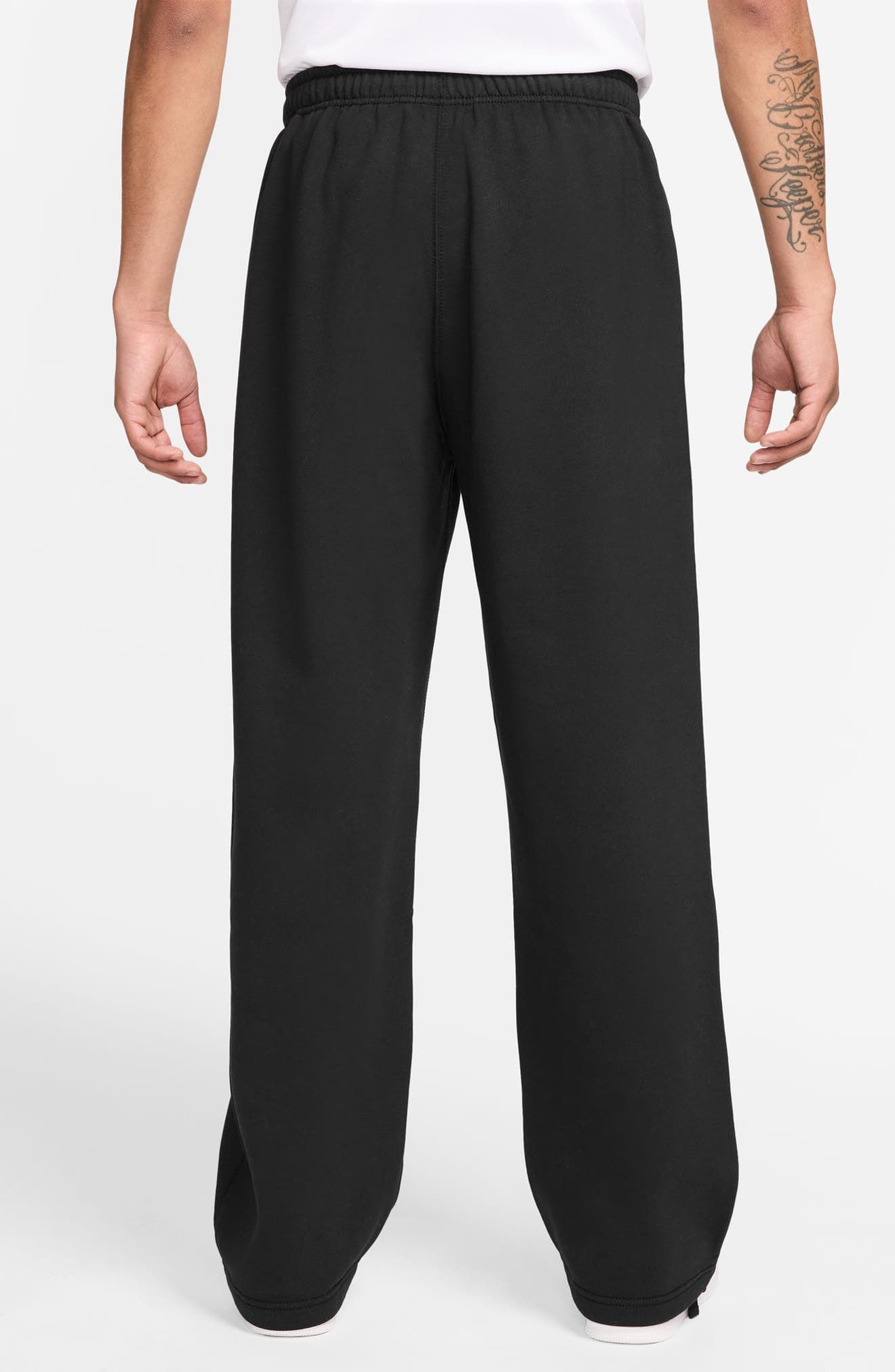 Solo Swoosh Open Hem Fleece Sweatpants - image 2