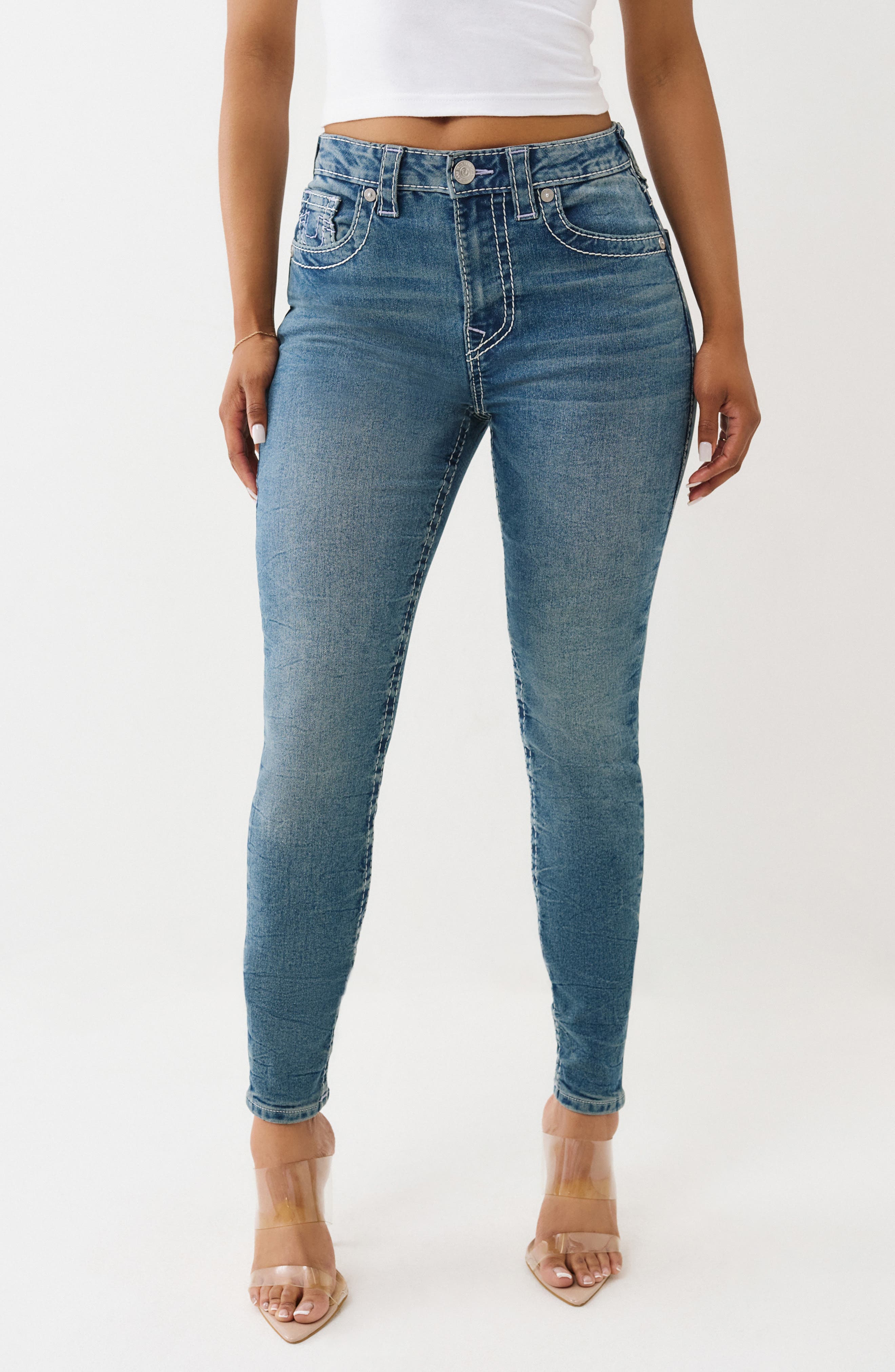 Halle Big T High Waist Ankle Skinny Jeans - image 1