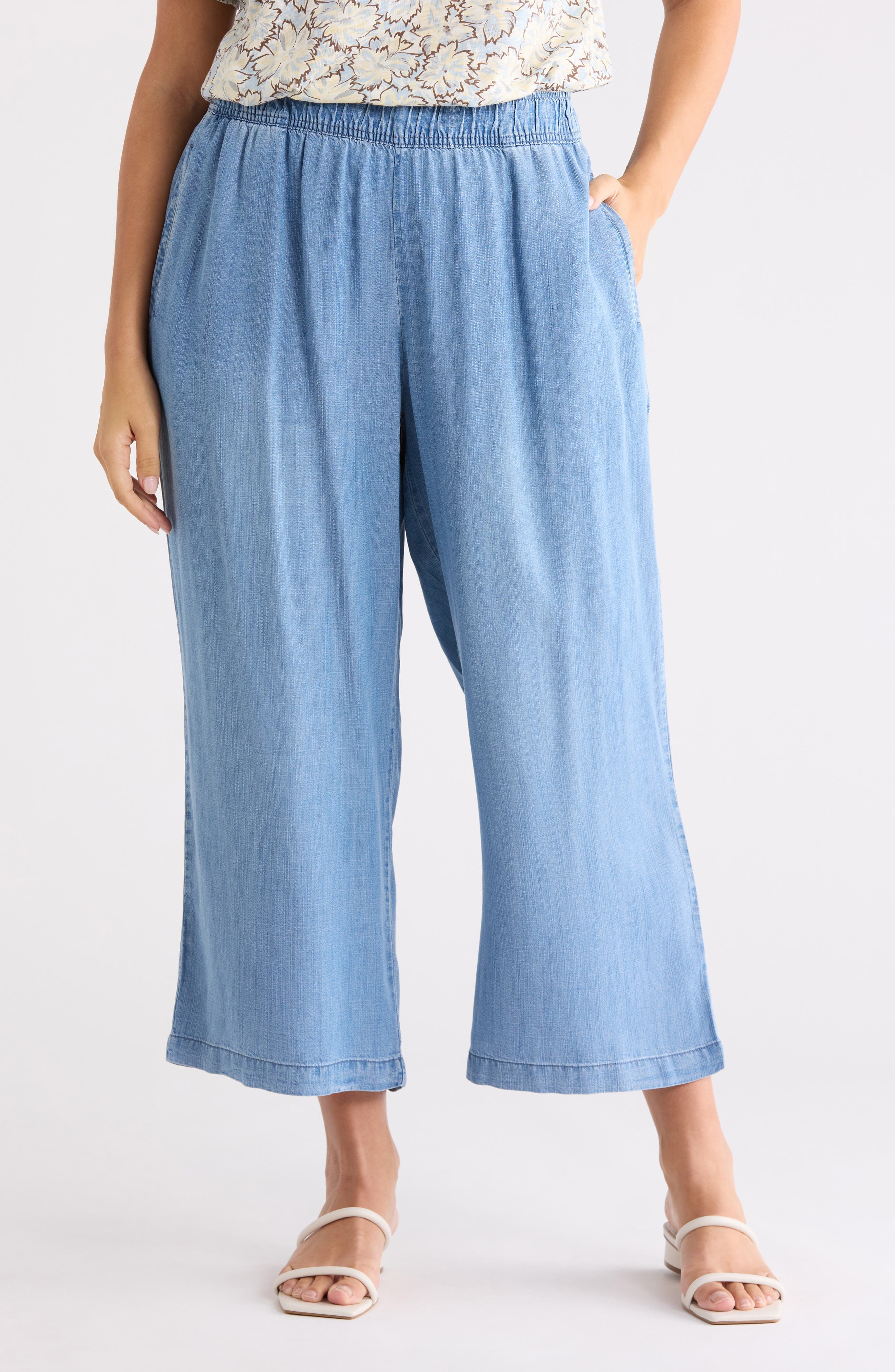 Pull-On Straight Leg Pants - image 1