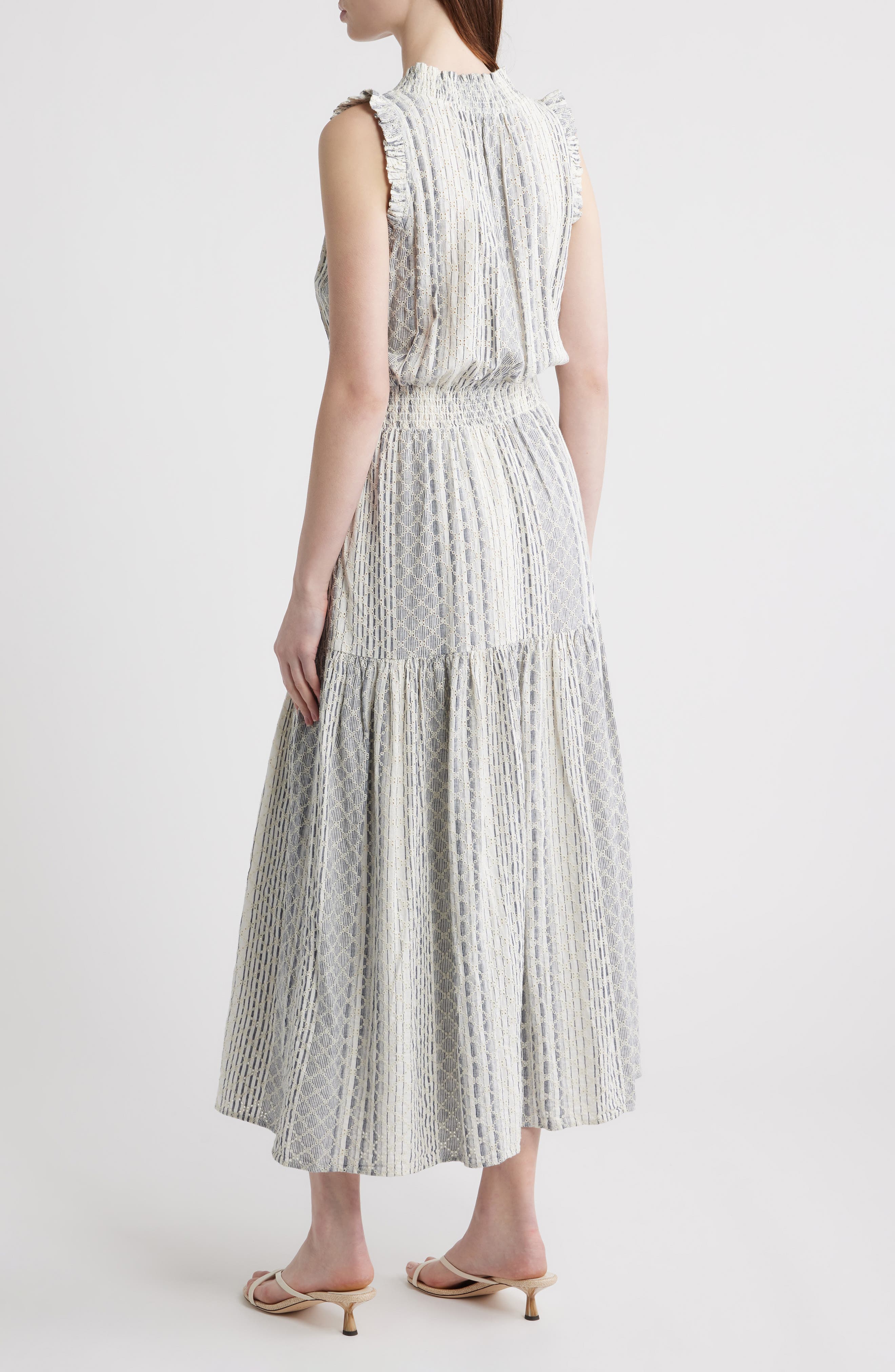 Alessi Embroidered Sleeveless Maxi Dress - image 2