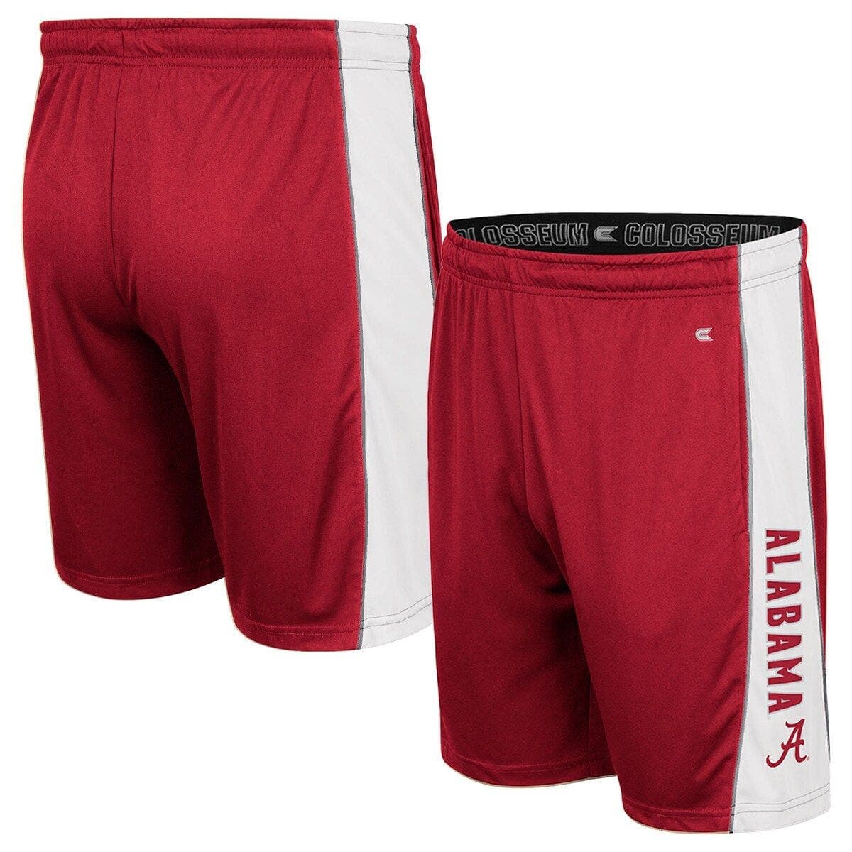 Men's Colosseum Crimson Alabama Crimson Tide Panel Shorts - image 1