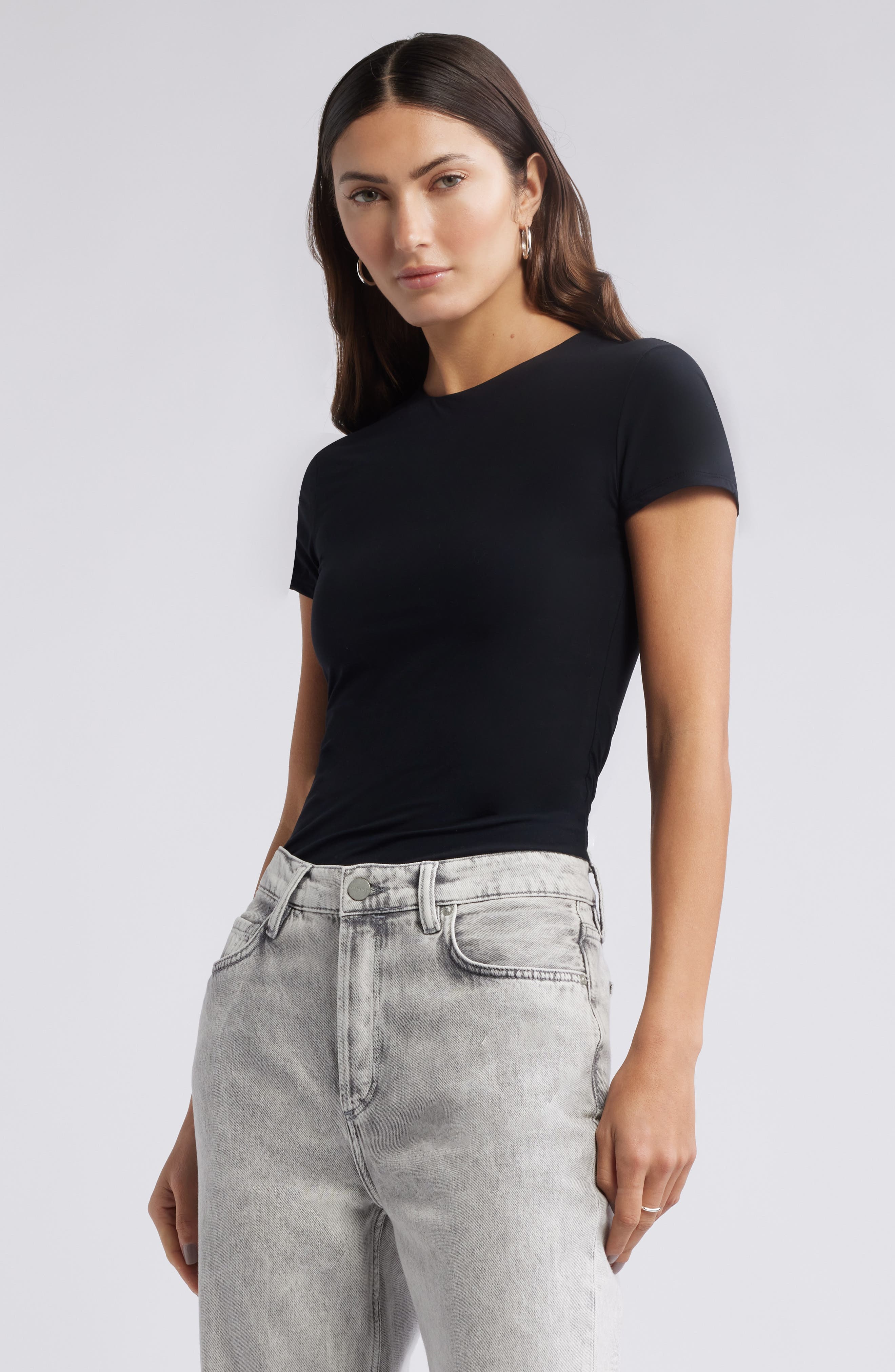 Smooth Edit Lite Cap Sleeve T-Shirt - image 1