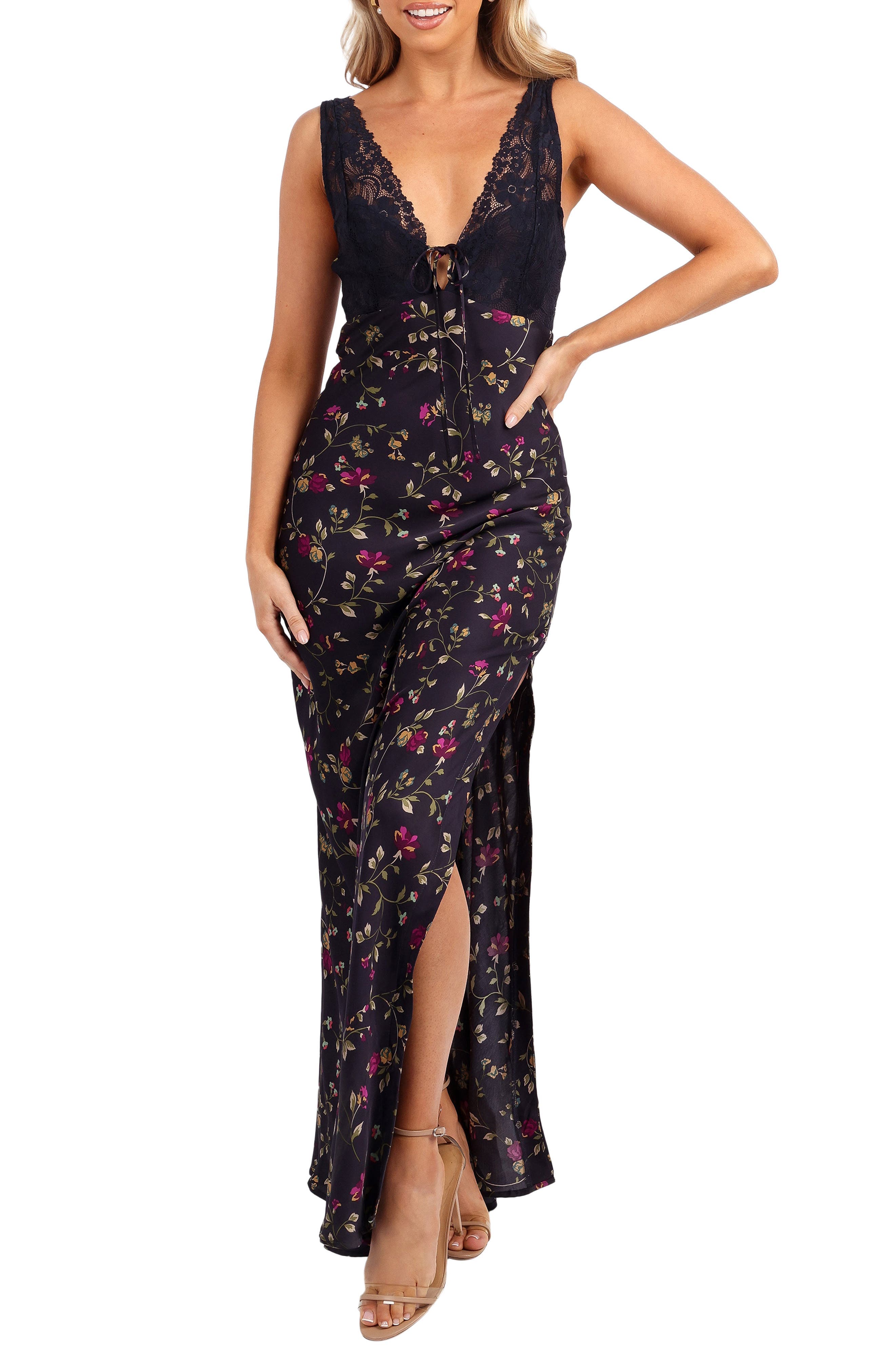 Cammy Floral Print Maxi Slipdress - image 1
