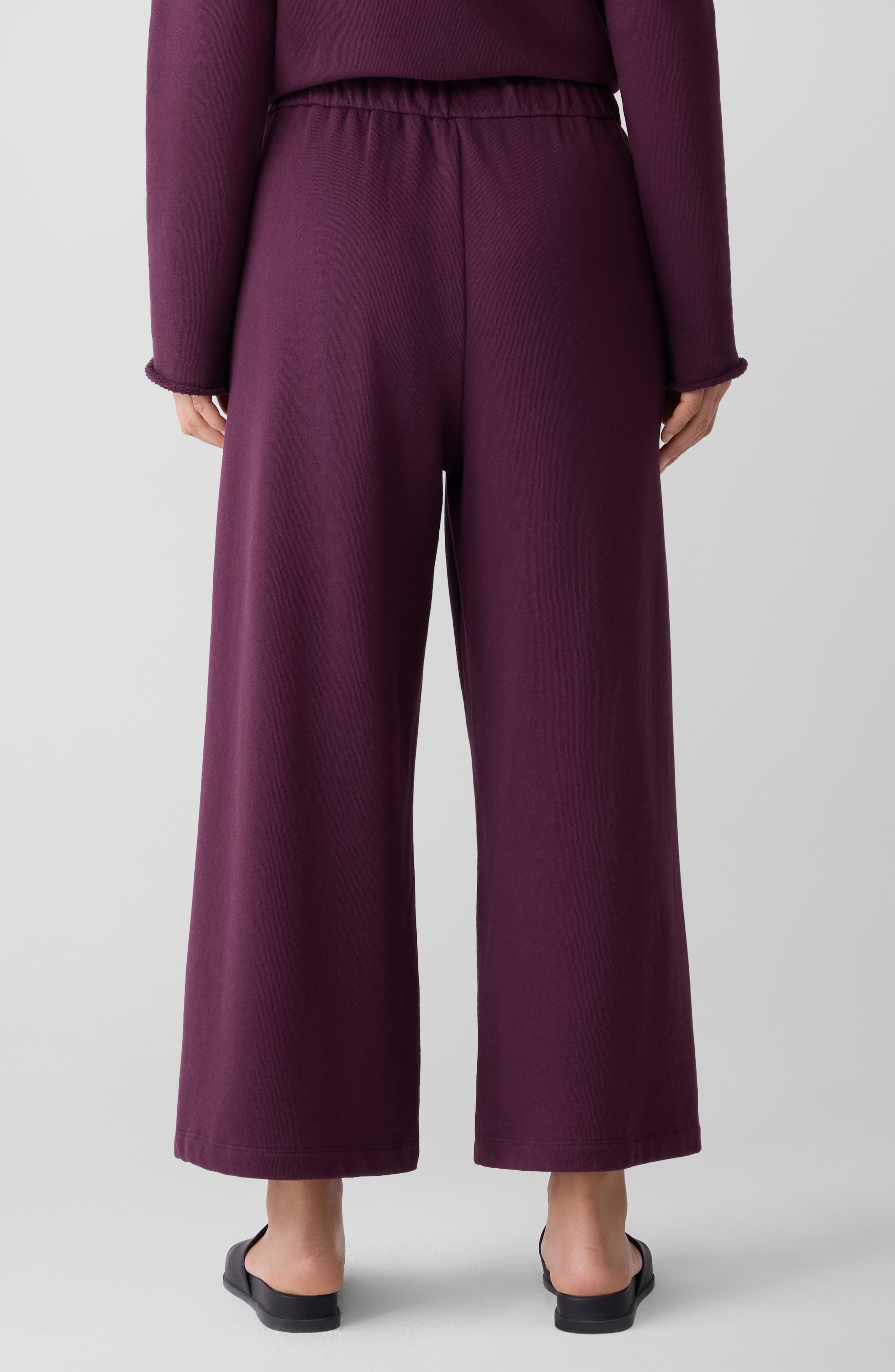 Organic Cotton Ankle Wide Leg Pants - image 2