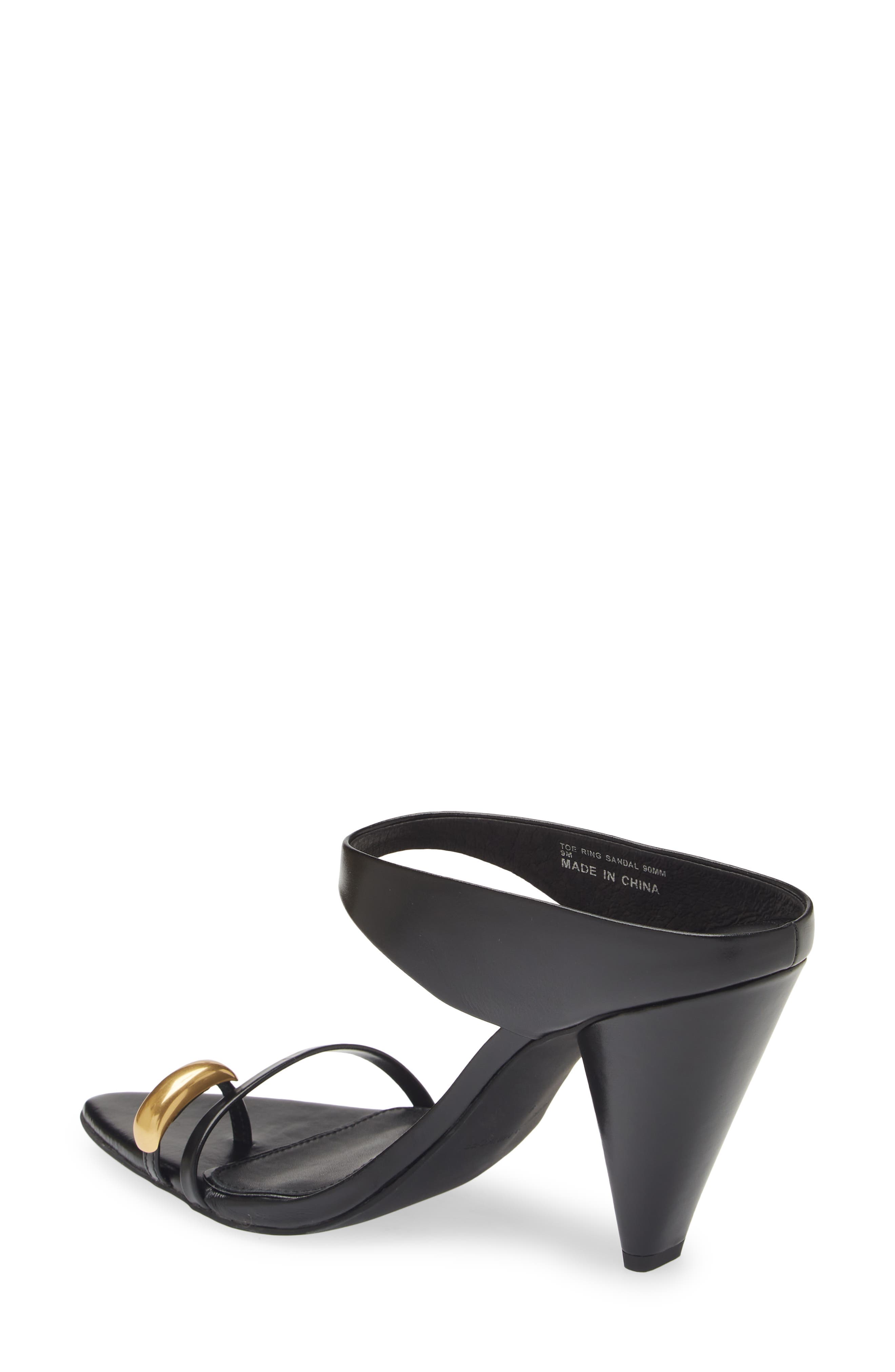 Toe Ring Pointed Toe Slide Sandal - image 2