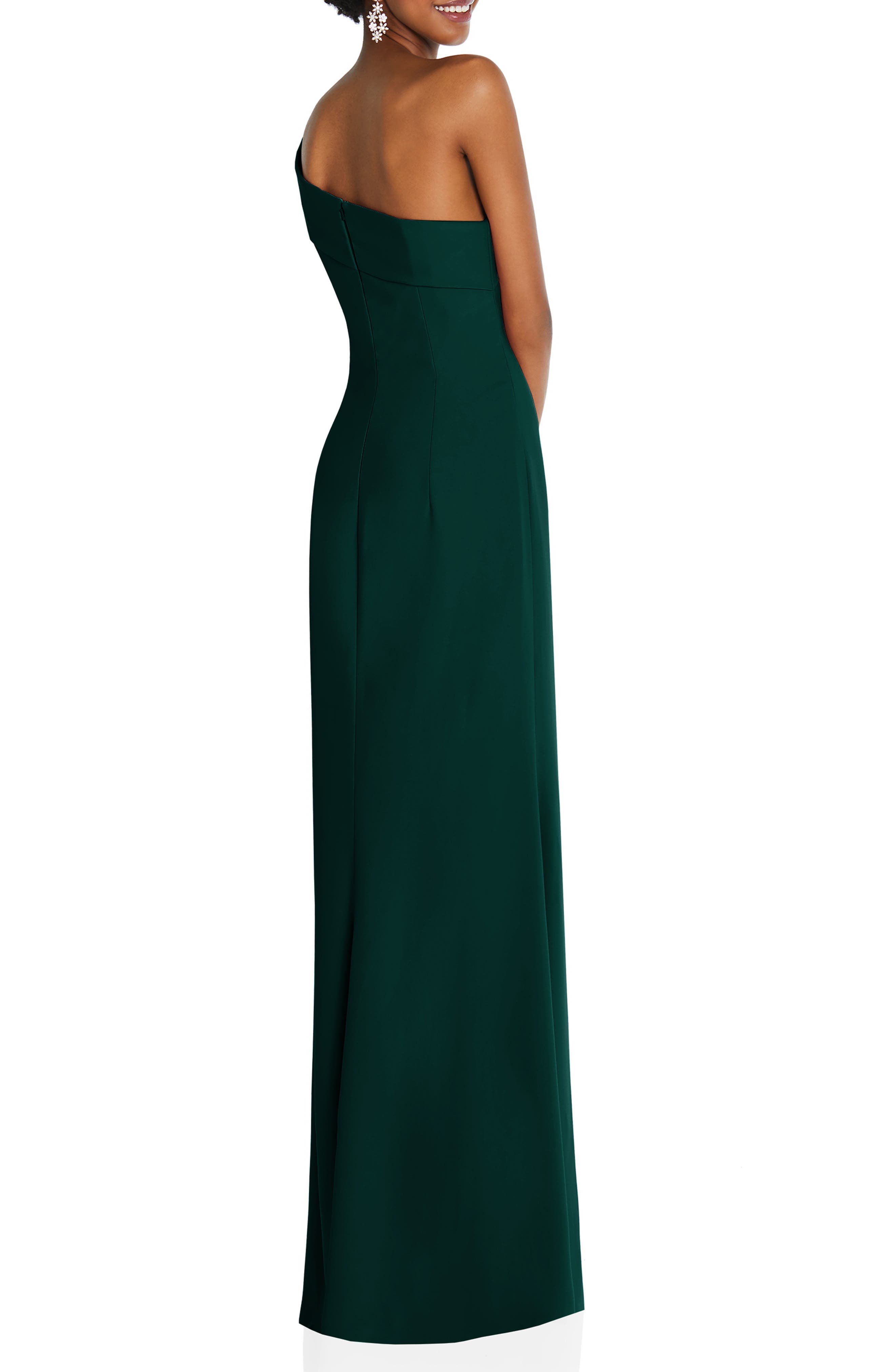 One-Shoulder Evening Gown - image 2