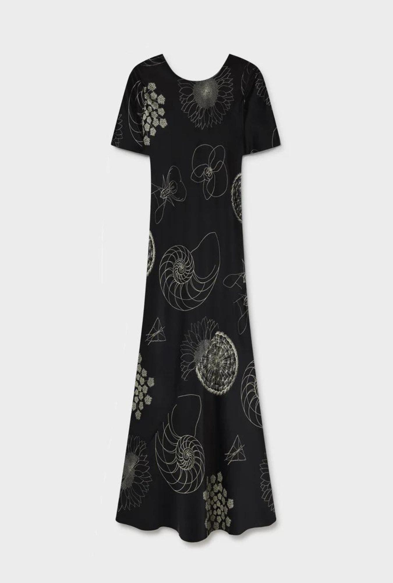 Short Sleeve Bias Dress