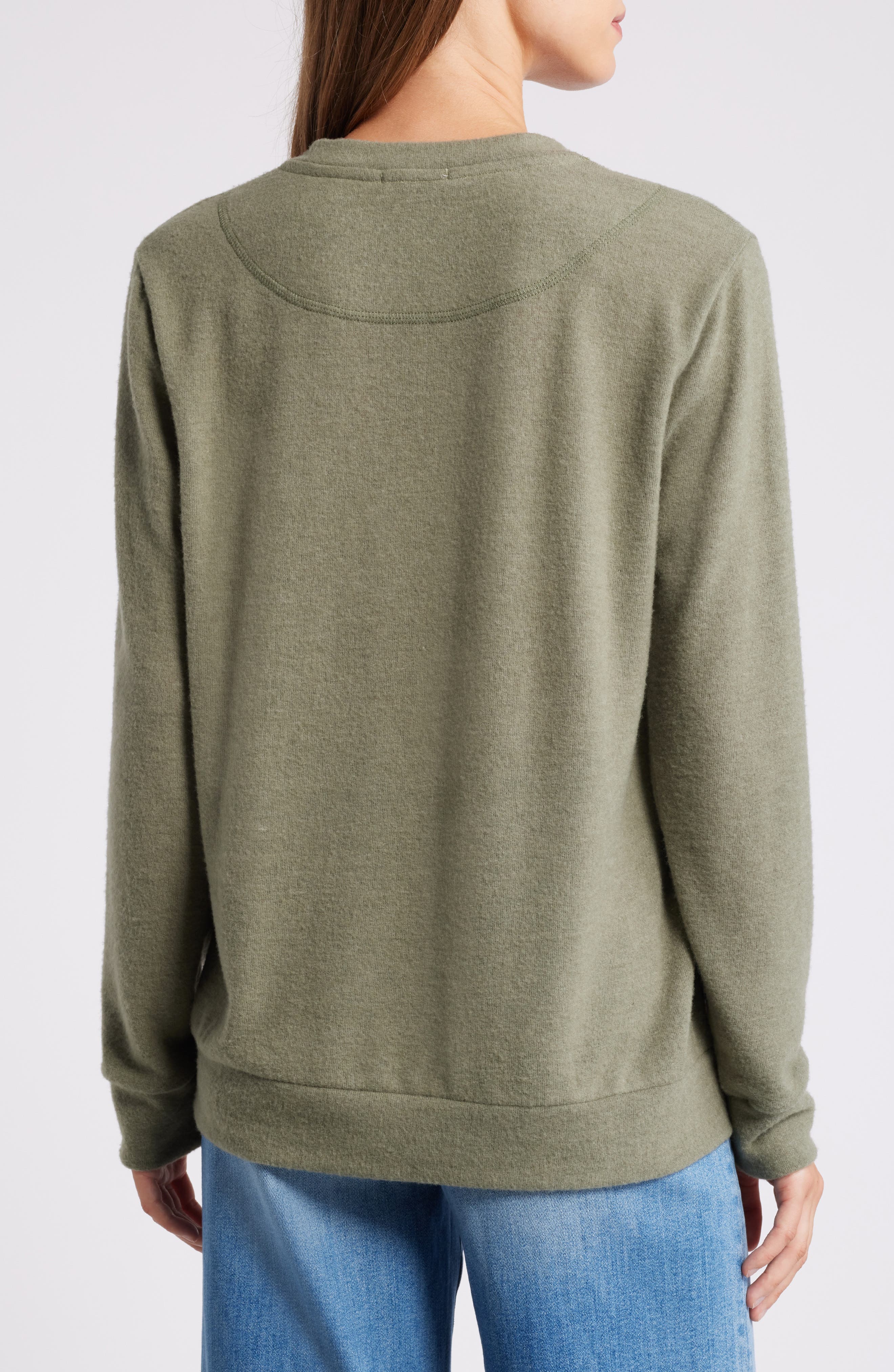 Crewneck Brushed Jersey Top - image 2