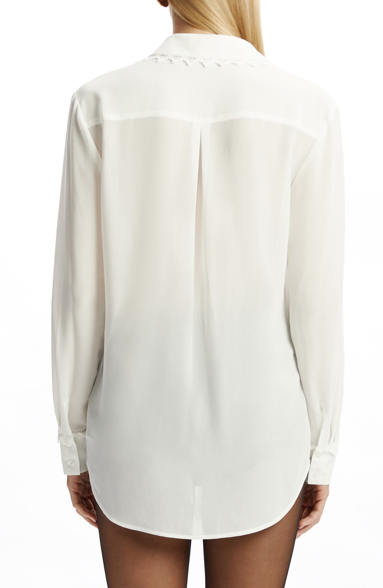 Jolanda Ruffle Front Button-Up Shirt - image 2