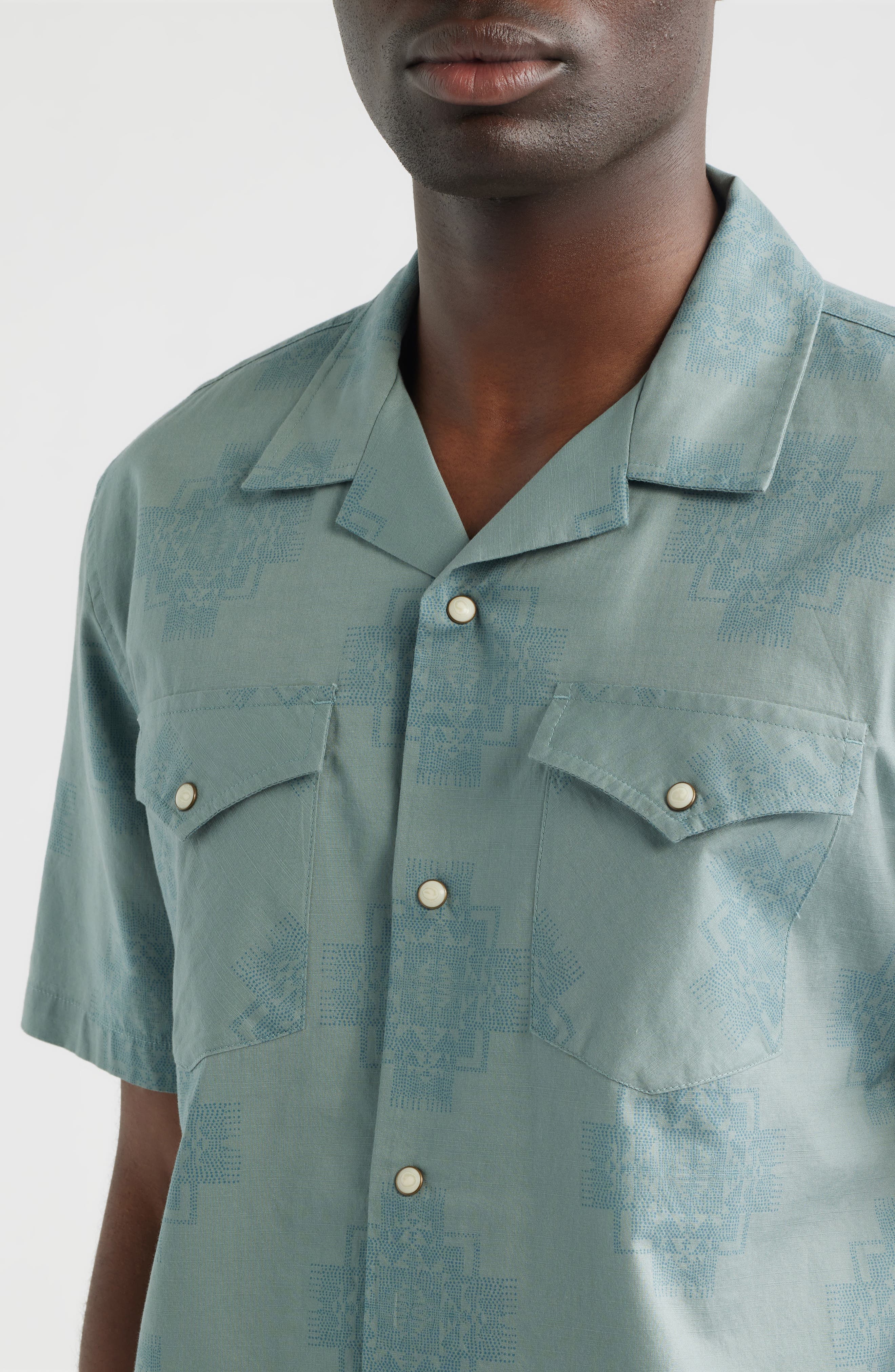 Short Sleeve Snap-Up Western Shirt - image 2