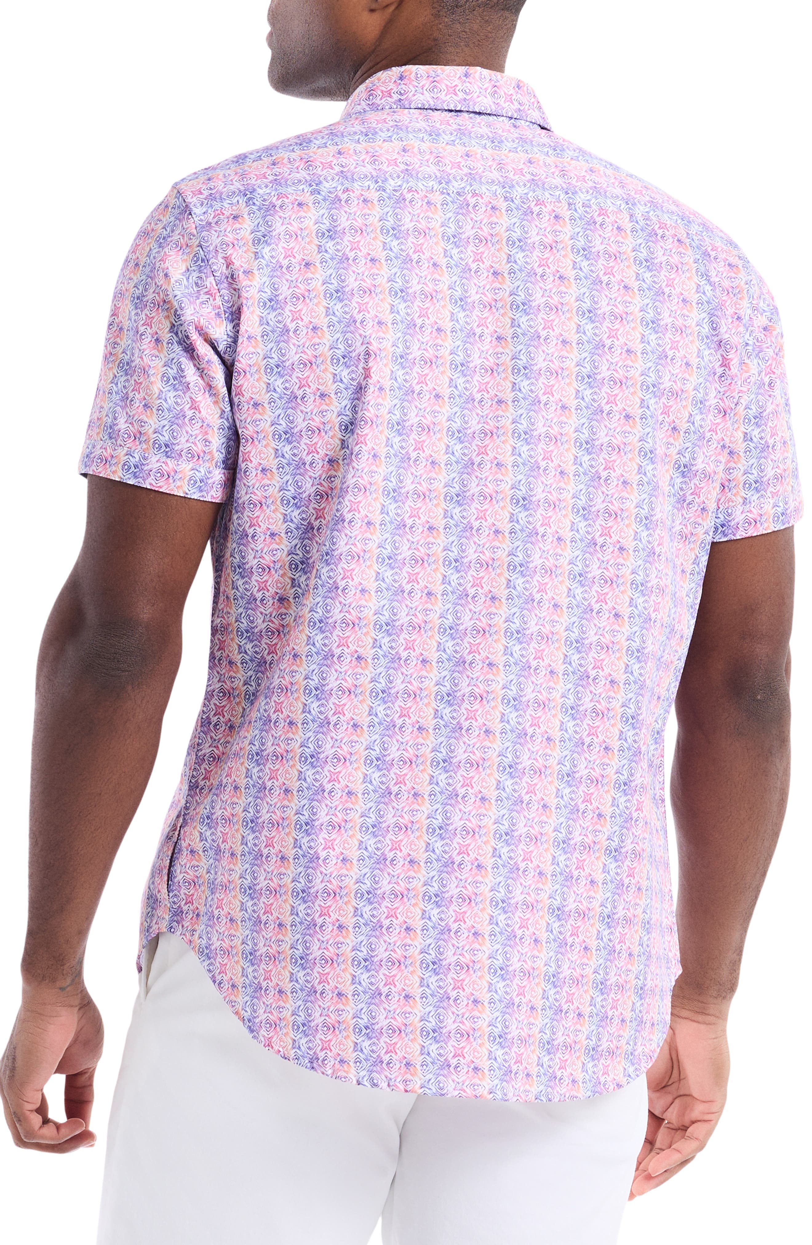Formby Short Sleeve Cotton Button-Up Shirt - image 2
