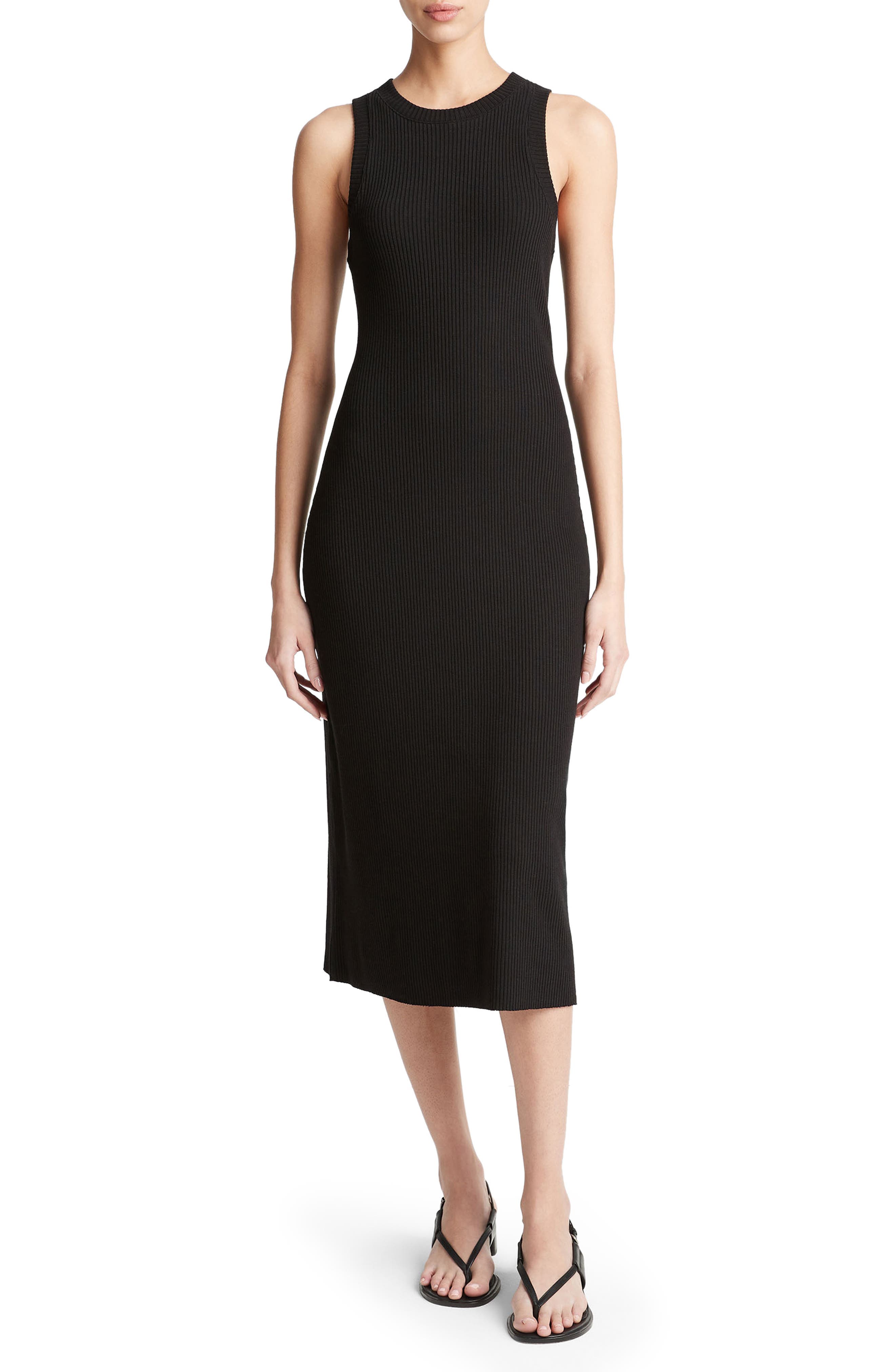 Rib Tank Midi Dress - image 1
