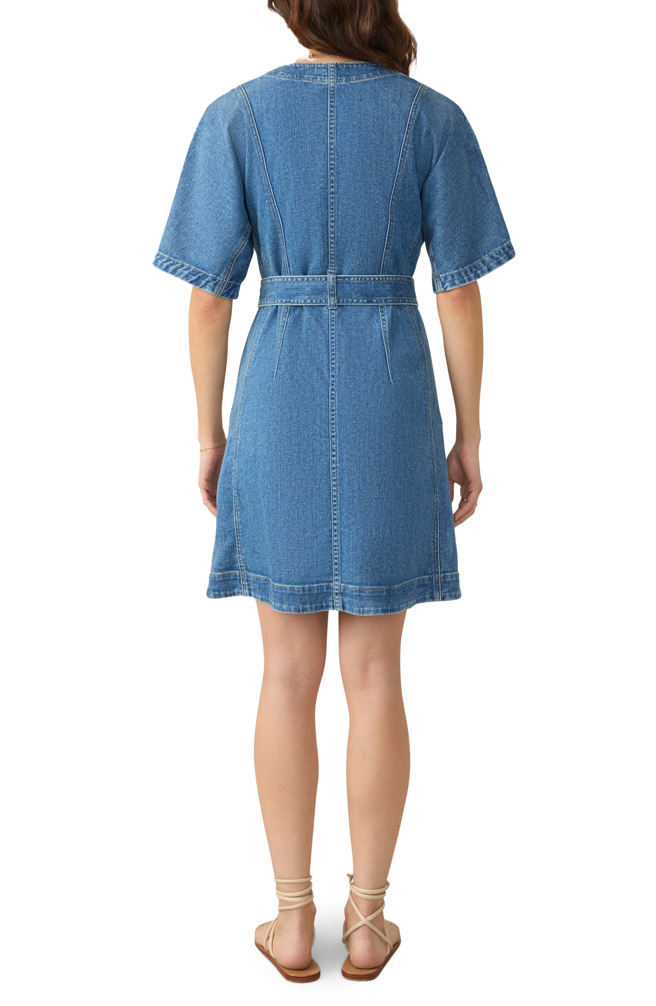 Camille Denim Minidress - image 2