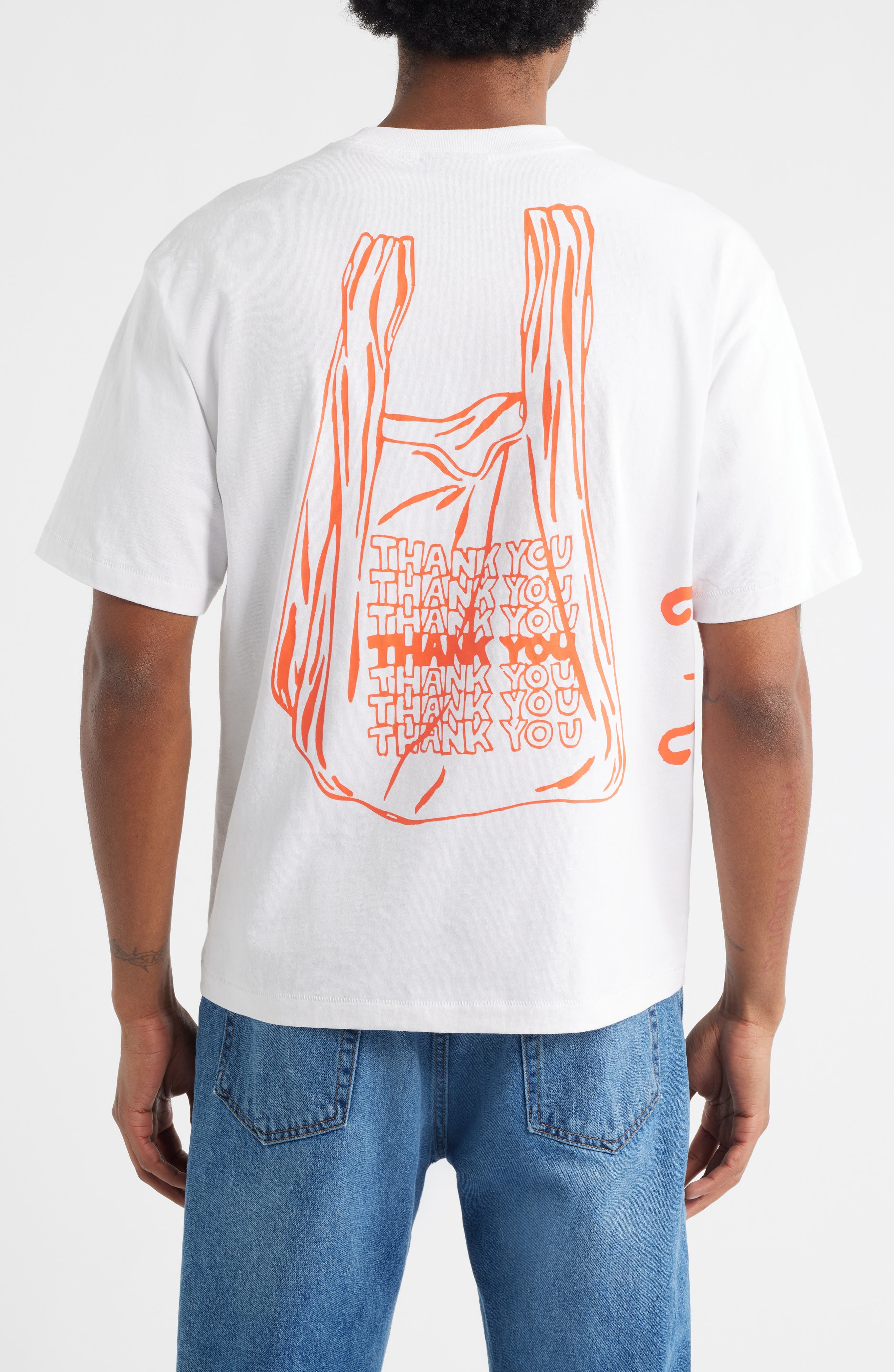 Thank You Takeout Bag Graphic T-Shirt - image 2