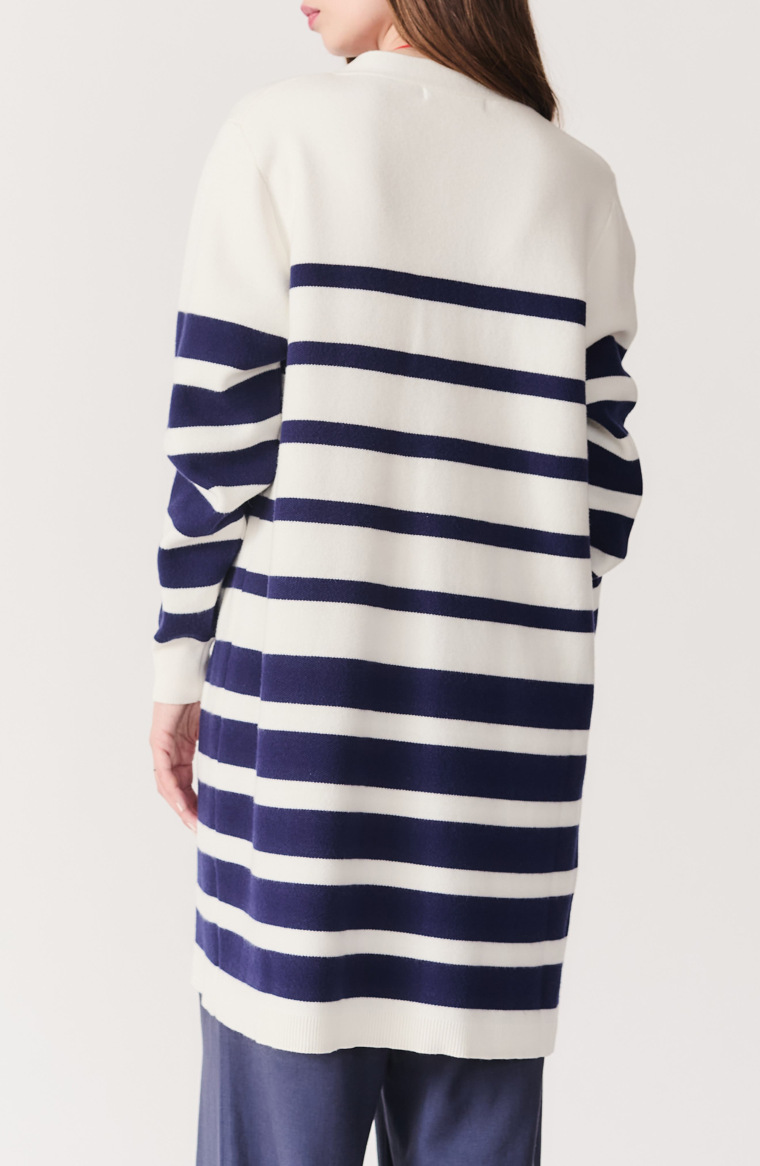 Lagos Stripe Open Front Cardigan - image 2