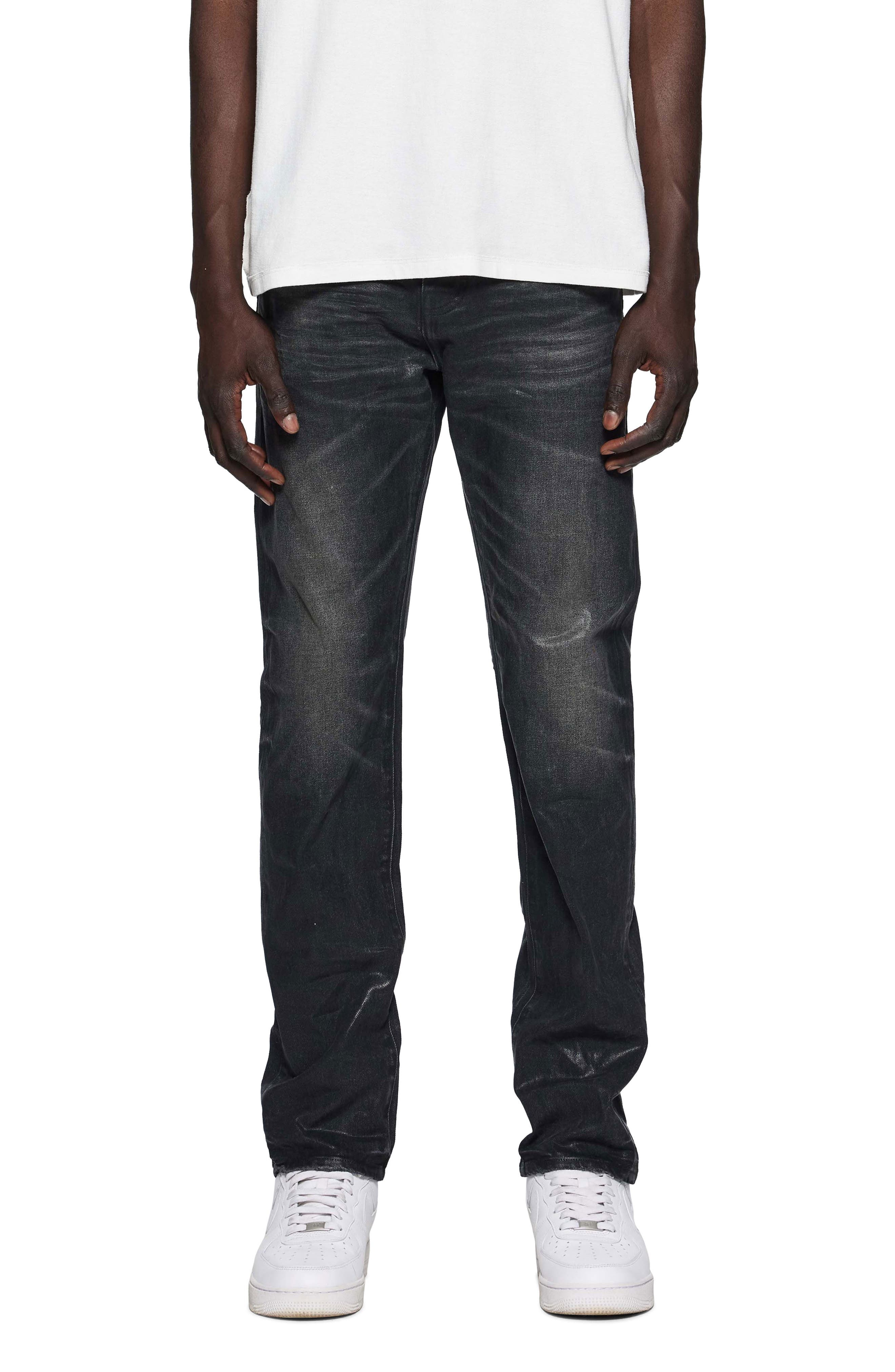 Double Dip Coated Slim Straight Leg Jeans - image 1