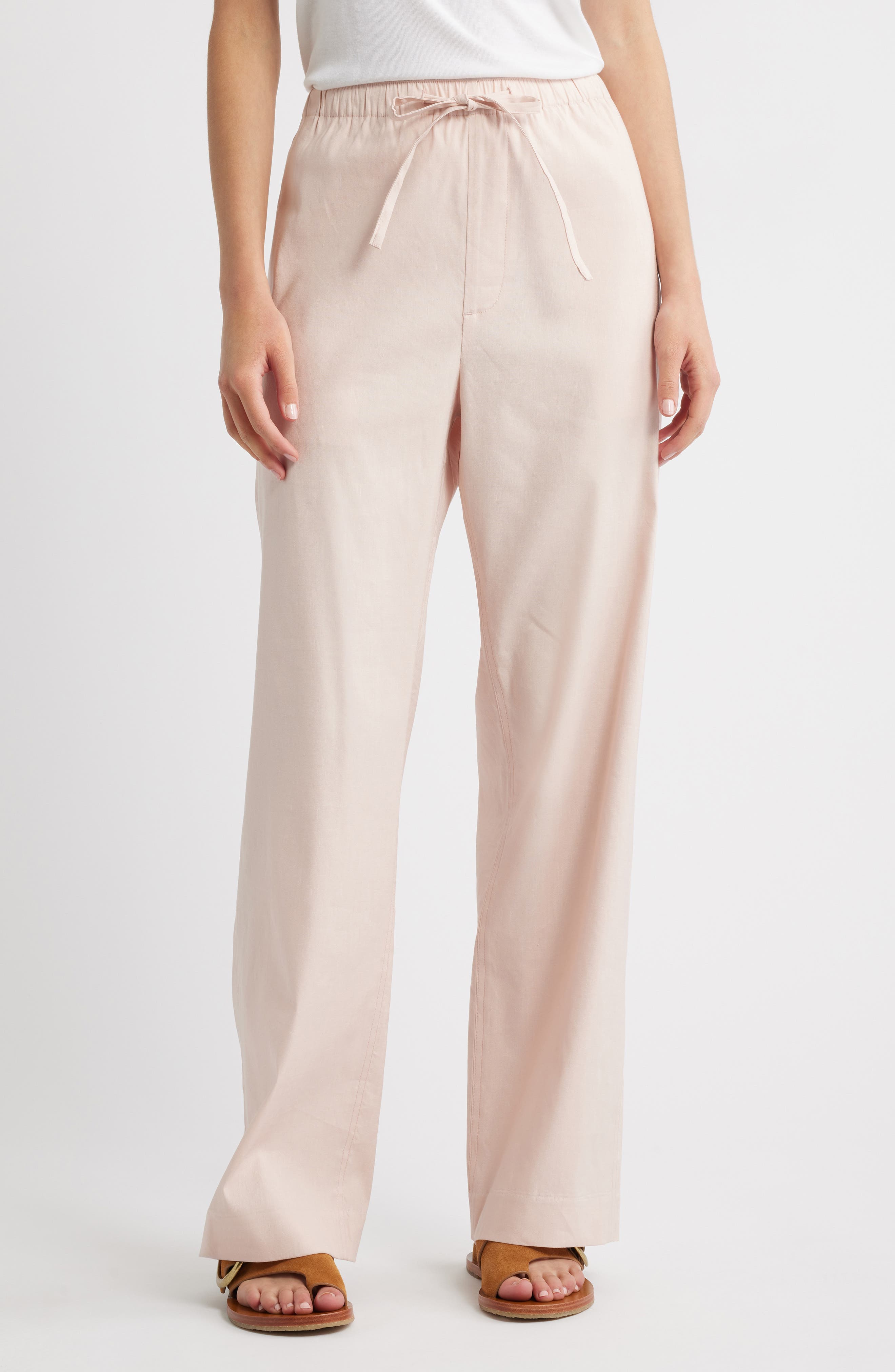 Logan Linen Blend Wide Leg Pants - image 1