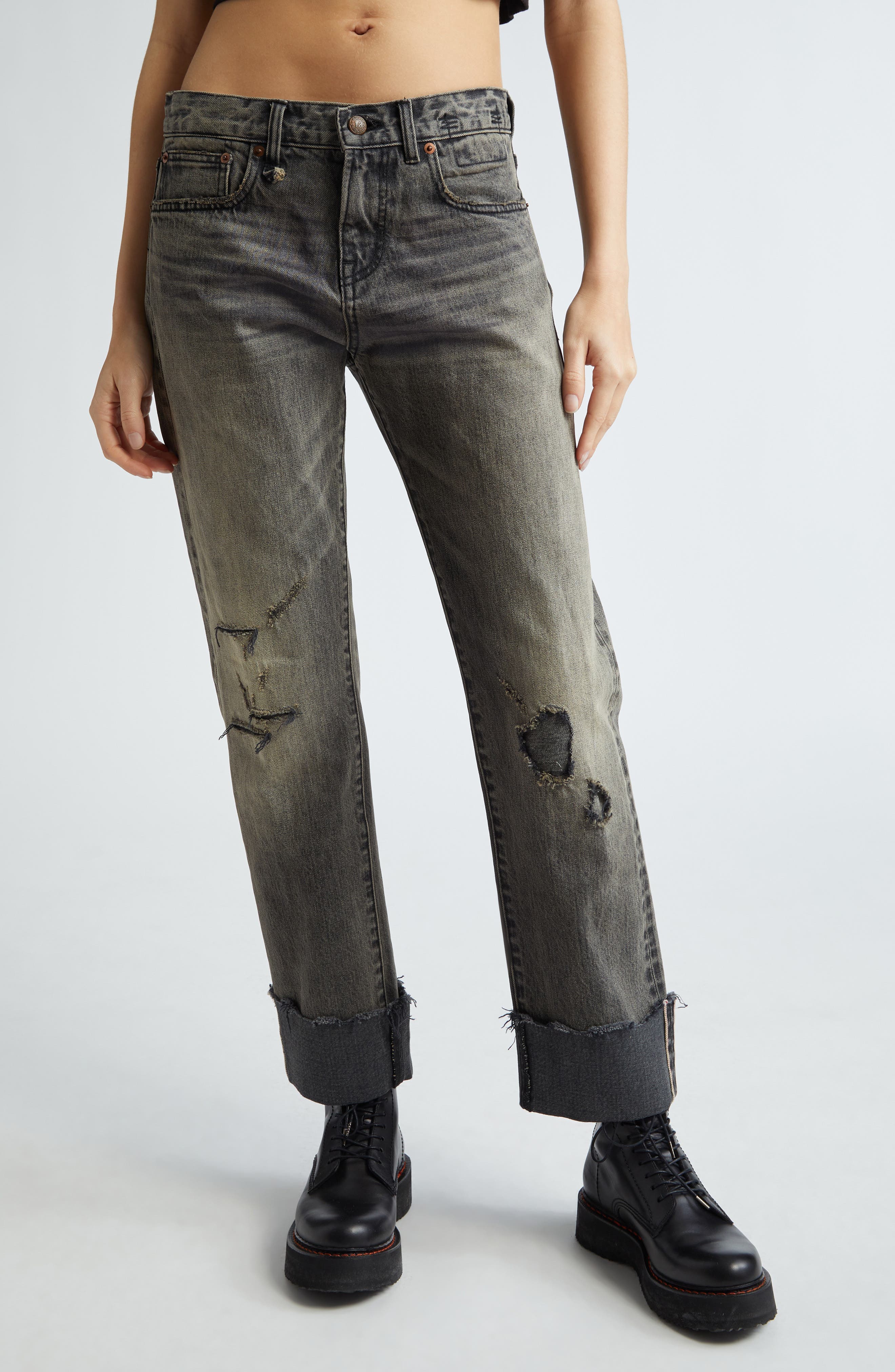 Romeo Cuffed Straight Leg Jeans - image 1