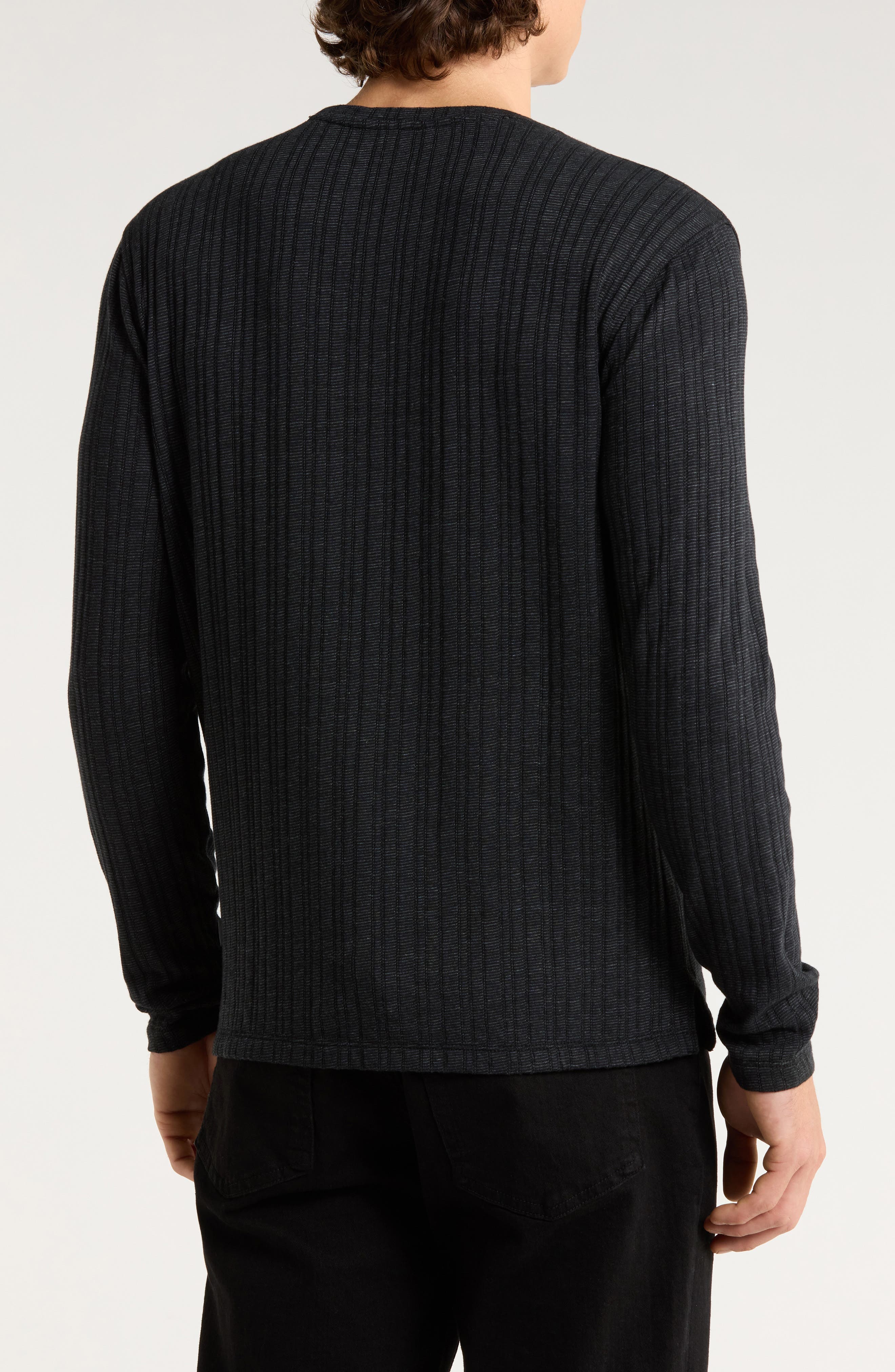 Fern Feeder Stripe Rib Long Sleeve T-Shirt - image 2