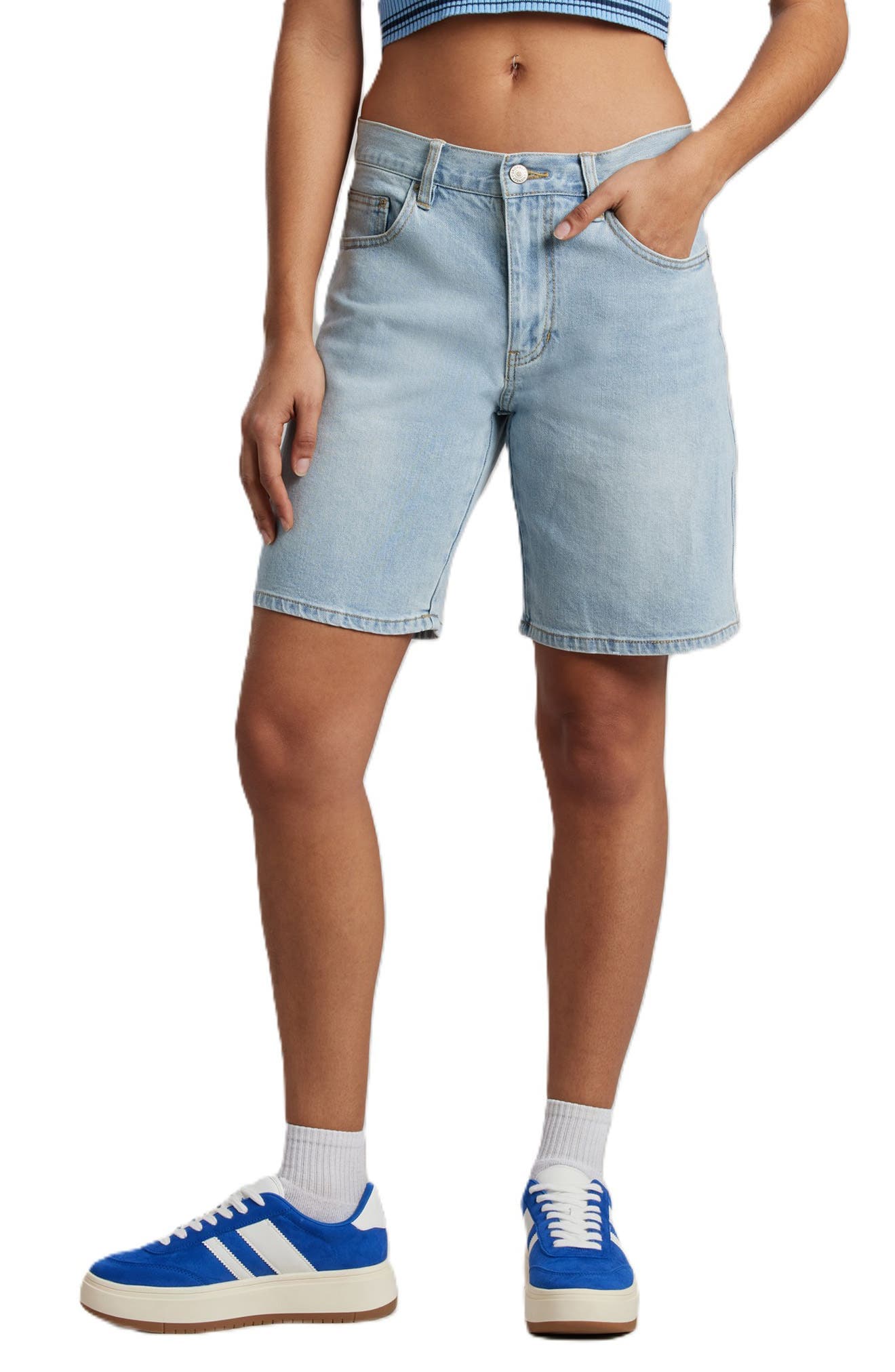 Becka Denim Shorts - image 3