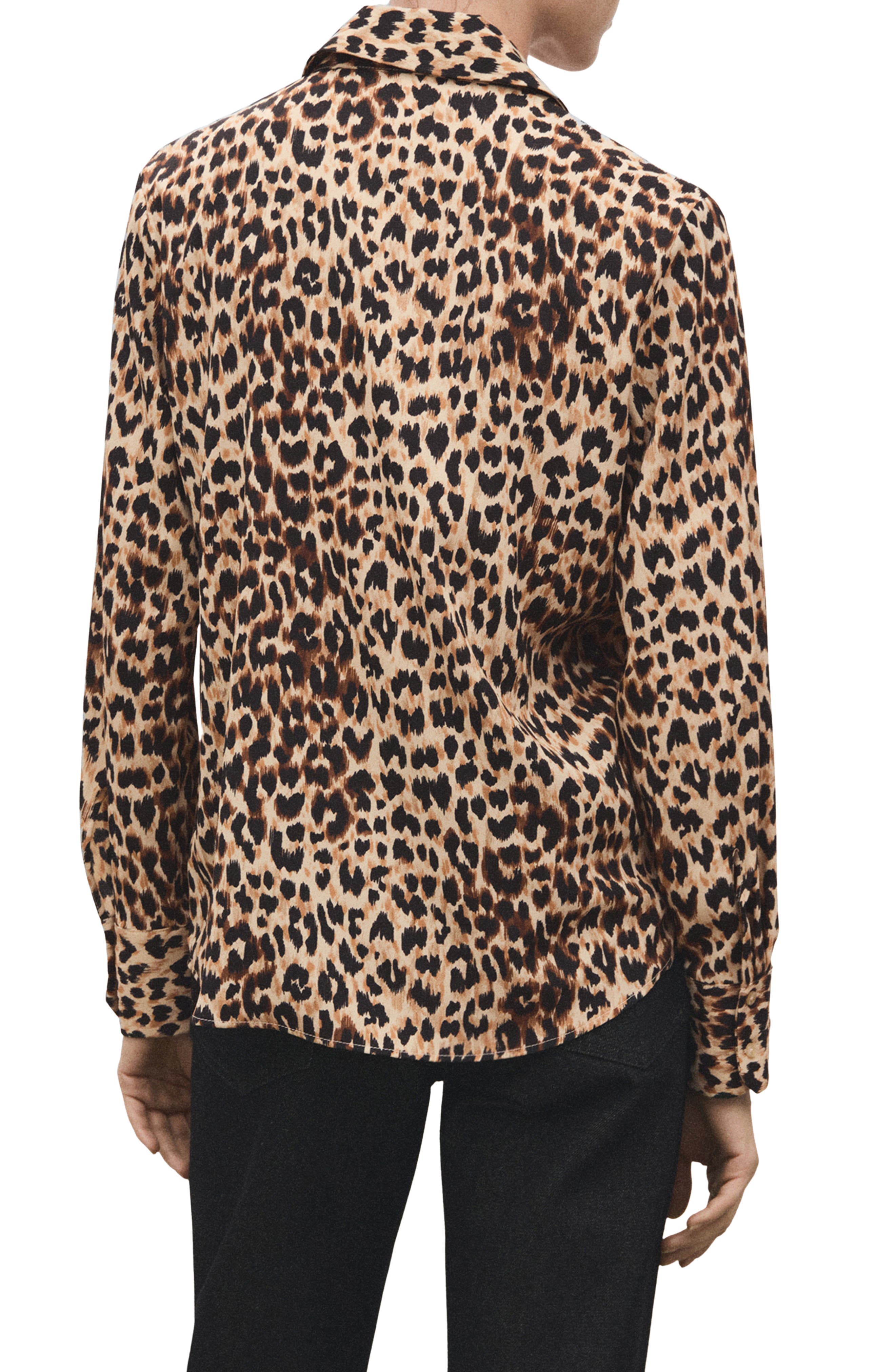 Print Button-Up Shirt - image 4