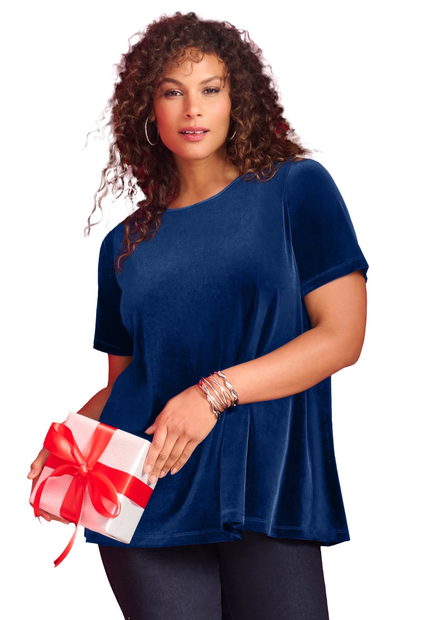 Velour Swing Tee - image 3