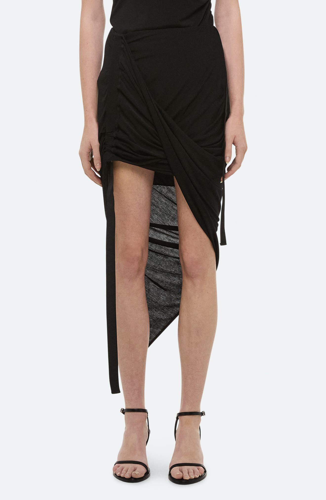 Wind Asymmetric Jersey Skirt - image 1