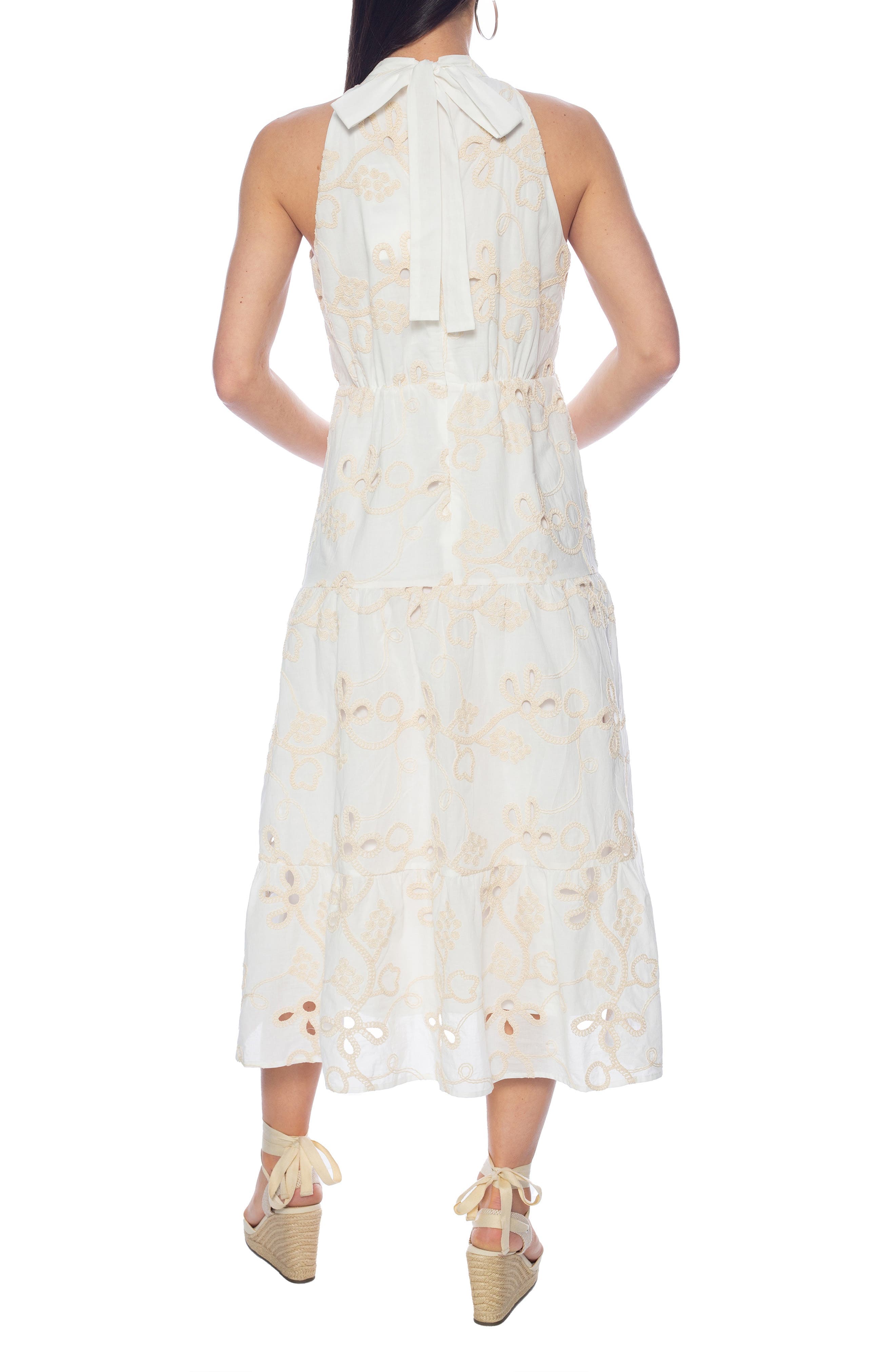 Mock Neck Midi Dress - image 2