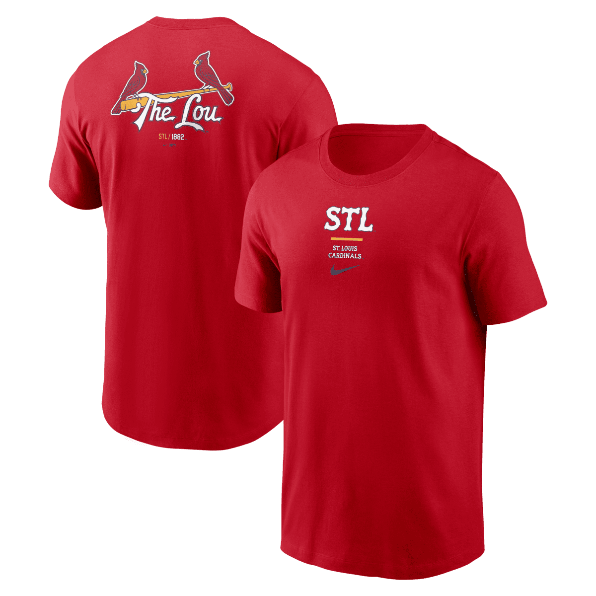 Men's Nike Red St. Louis Cardinals City Connect 2-Hit T-Shirt - image 1