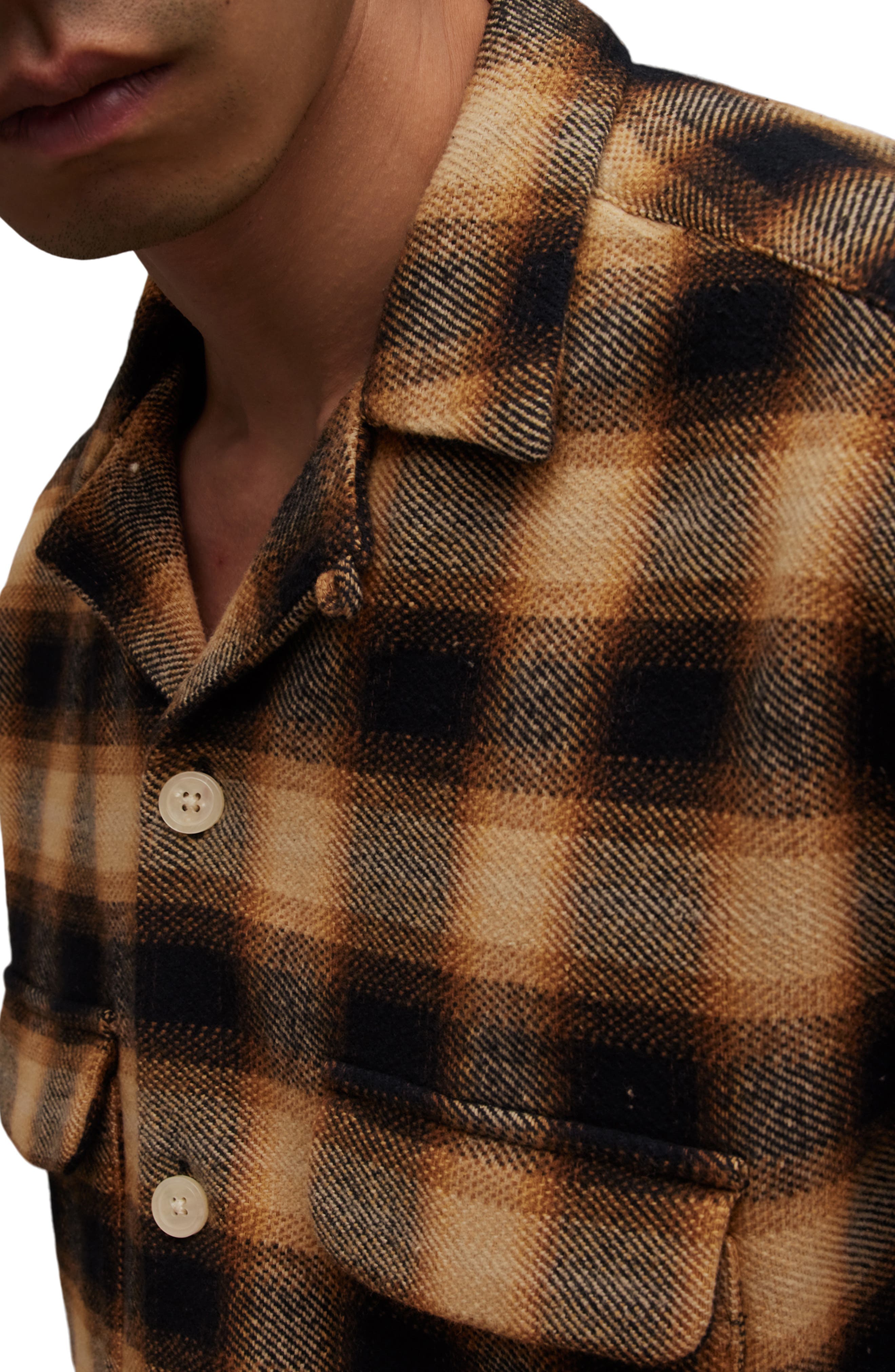 Telesto Relaxed Fit Plaid Cotton Flannel Button-Up Shirt - image 2