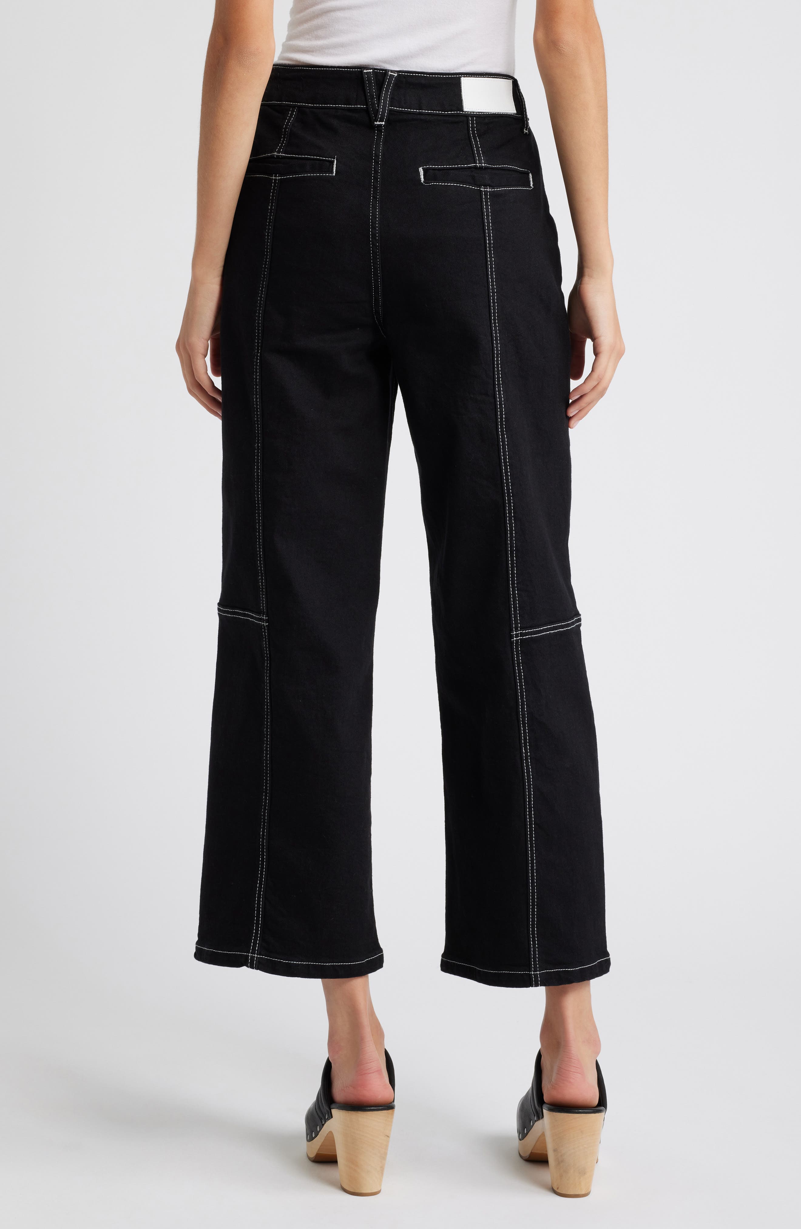 Getty High Waist Crop Utility Jeans - image 2