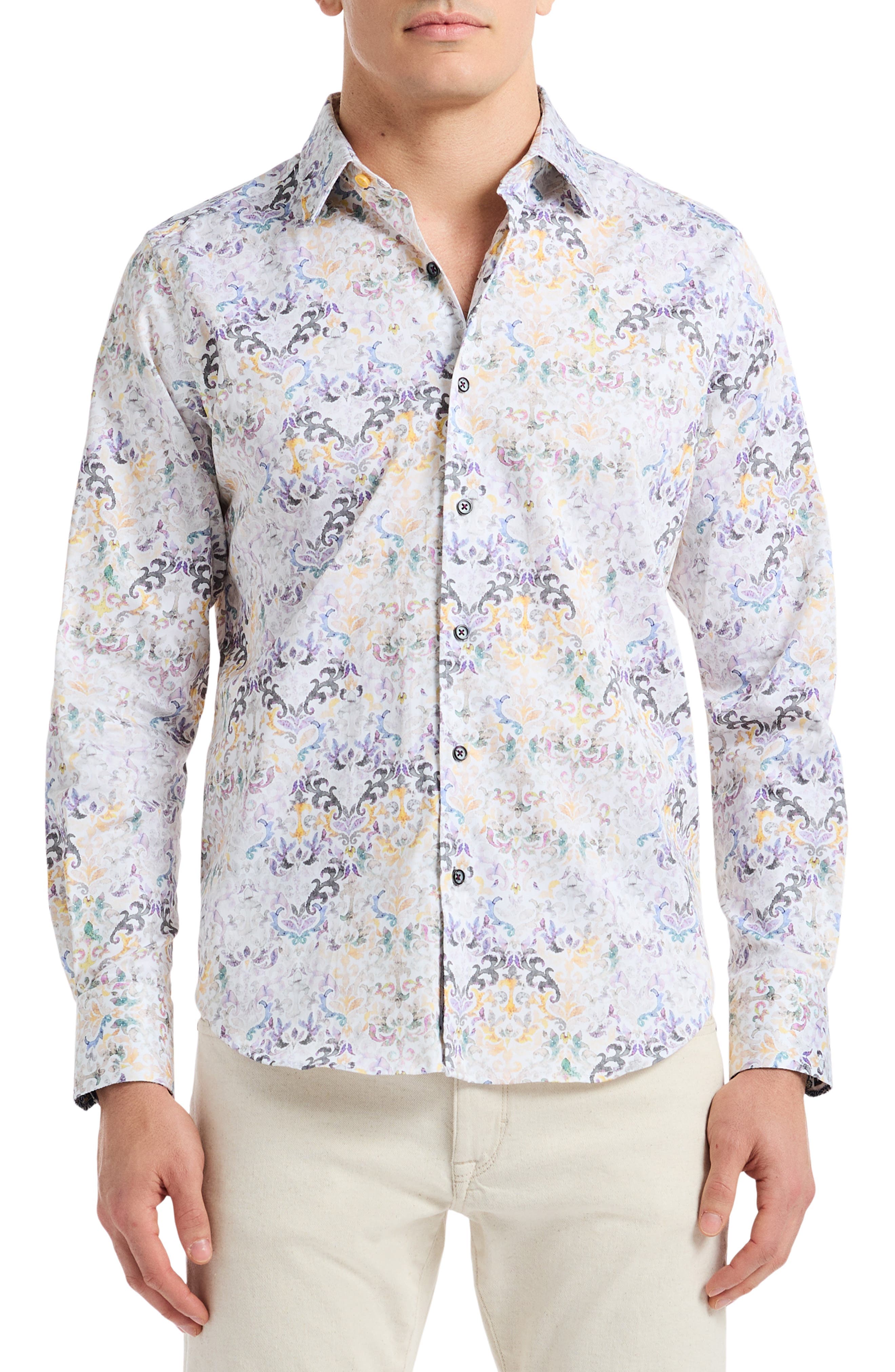 Croatia Stretch Button-Up Shirt - image 1